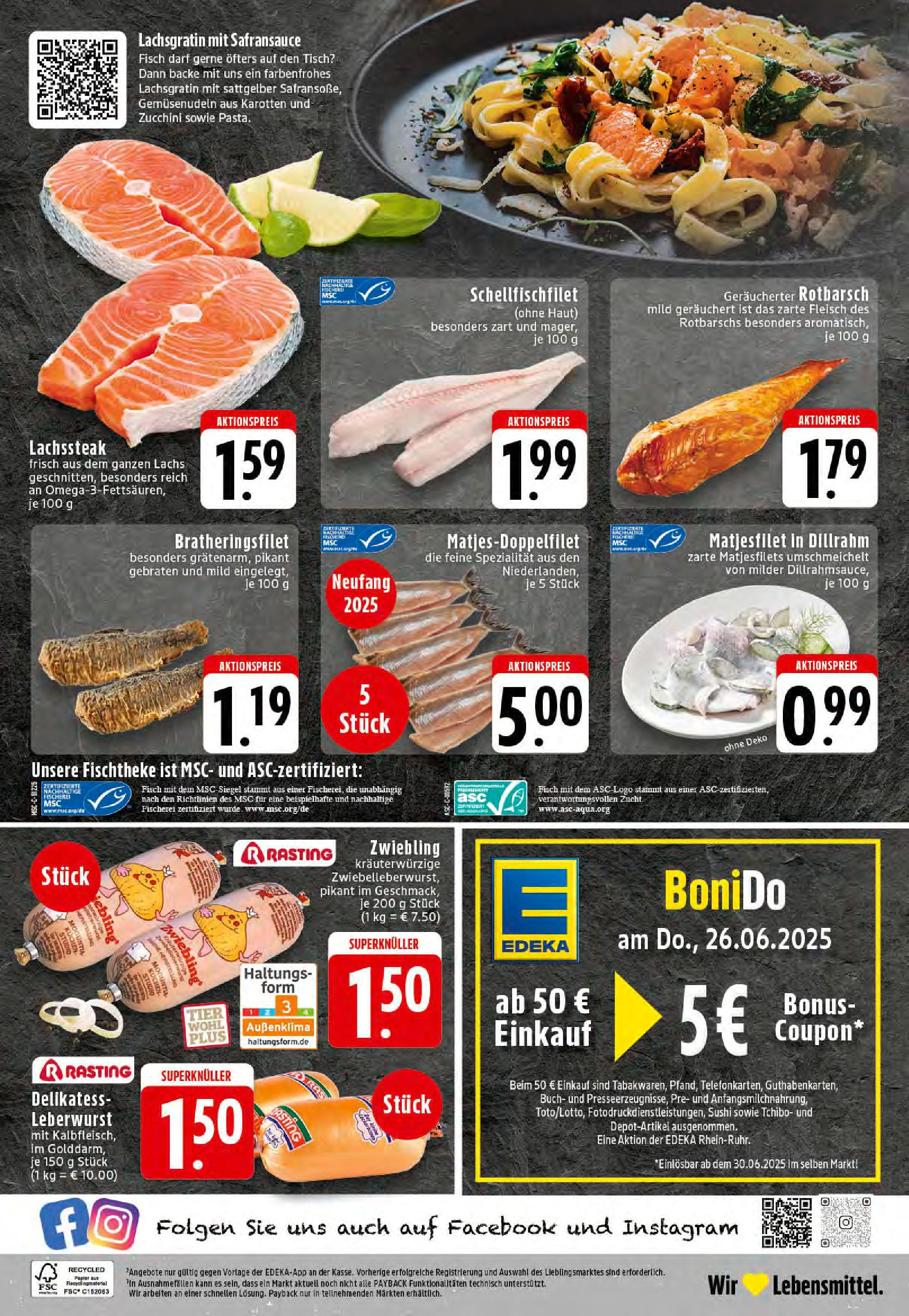 Edeka prospekt Dortmund-Eving	 (ab 22.06.2025) » Angebote Online | Seite: 24 | Produkte: Tisch, Fisch, Lachs, Dill