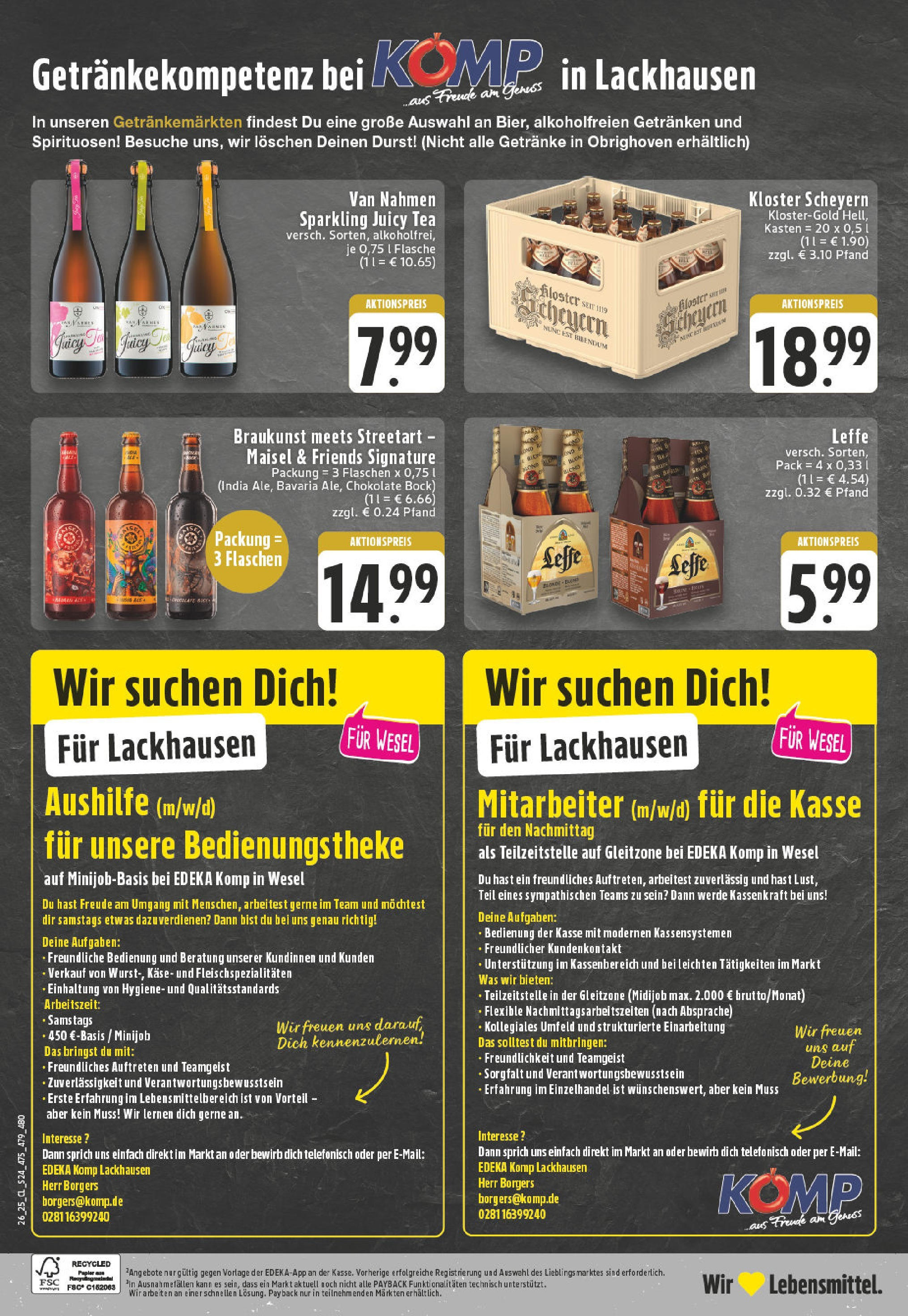 Edeka prospekt Wesel-Obrighoven	 (ab 22.06.2025) » Angebote Online | Seite: 24 | Produkte: Käse