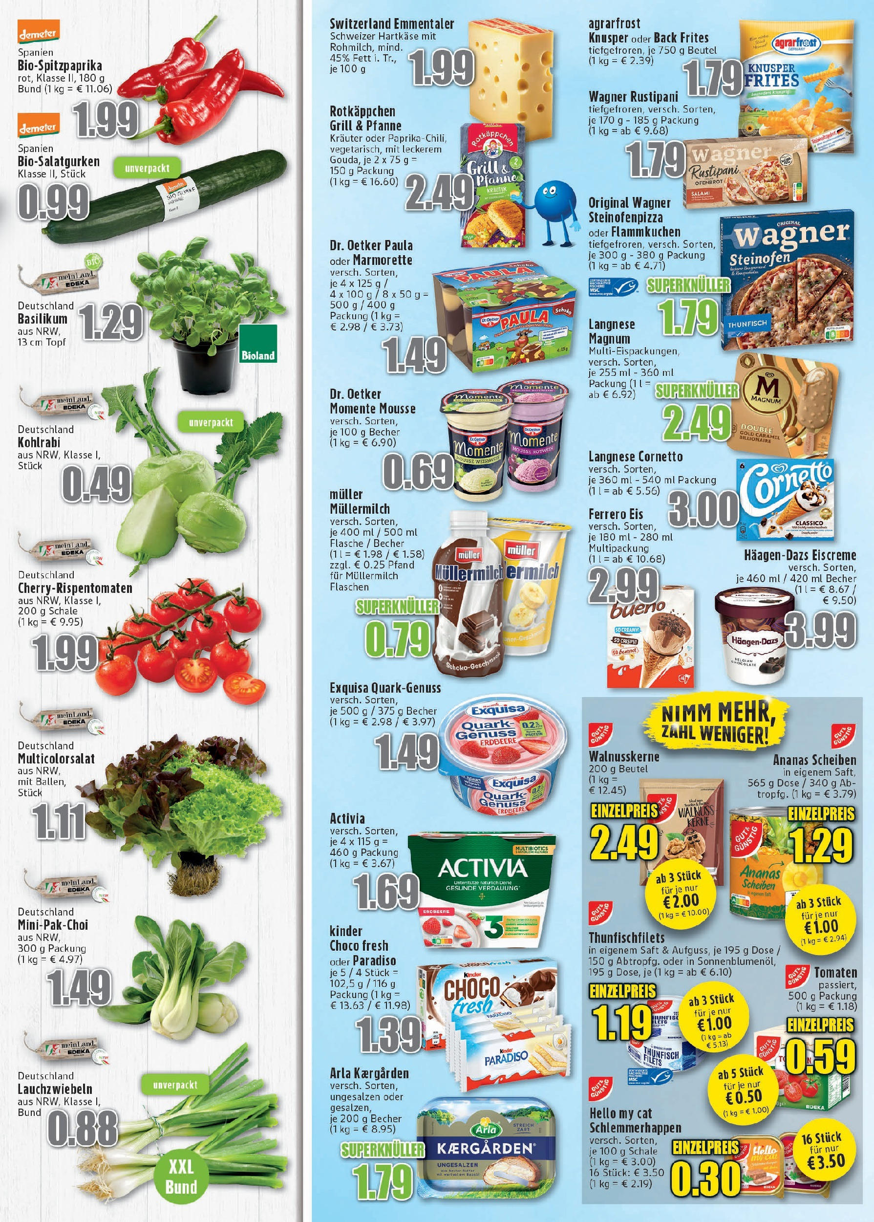 Edeka prospekt Meckenheim	 (ab 22.06.2025) » Angebote Online | Seite: 4 | Produkte: Thunfisch, Kohlrabi, Ananas, Salami