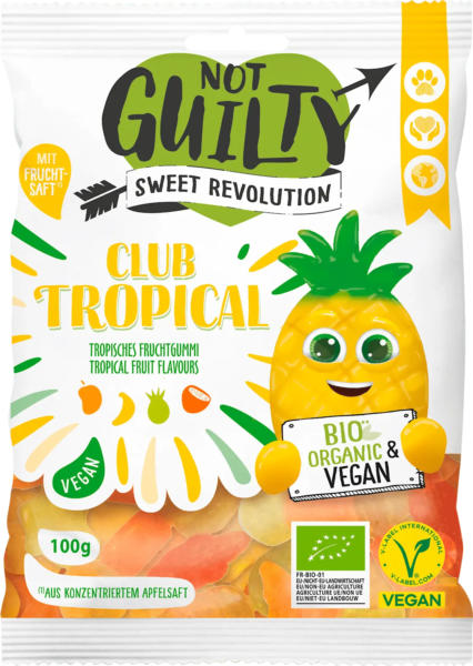 NOT GUILTY Fruchtgummi, Club Tropical