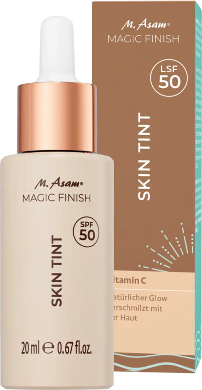 M. Asam Foundation Skin Tint Soft Ivory LSF 50