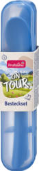 Profissimo Besteckset mit Behälter on tour