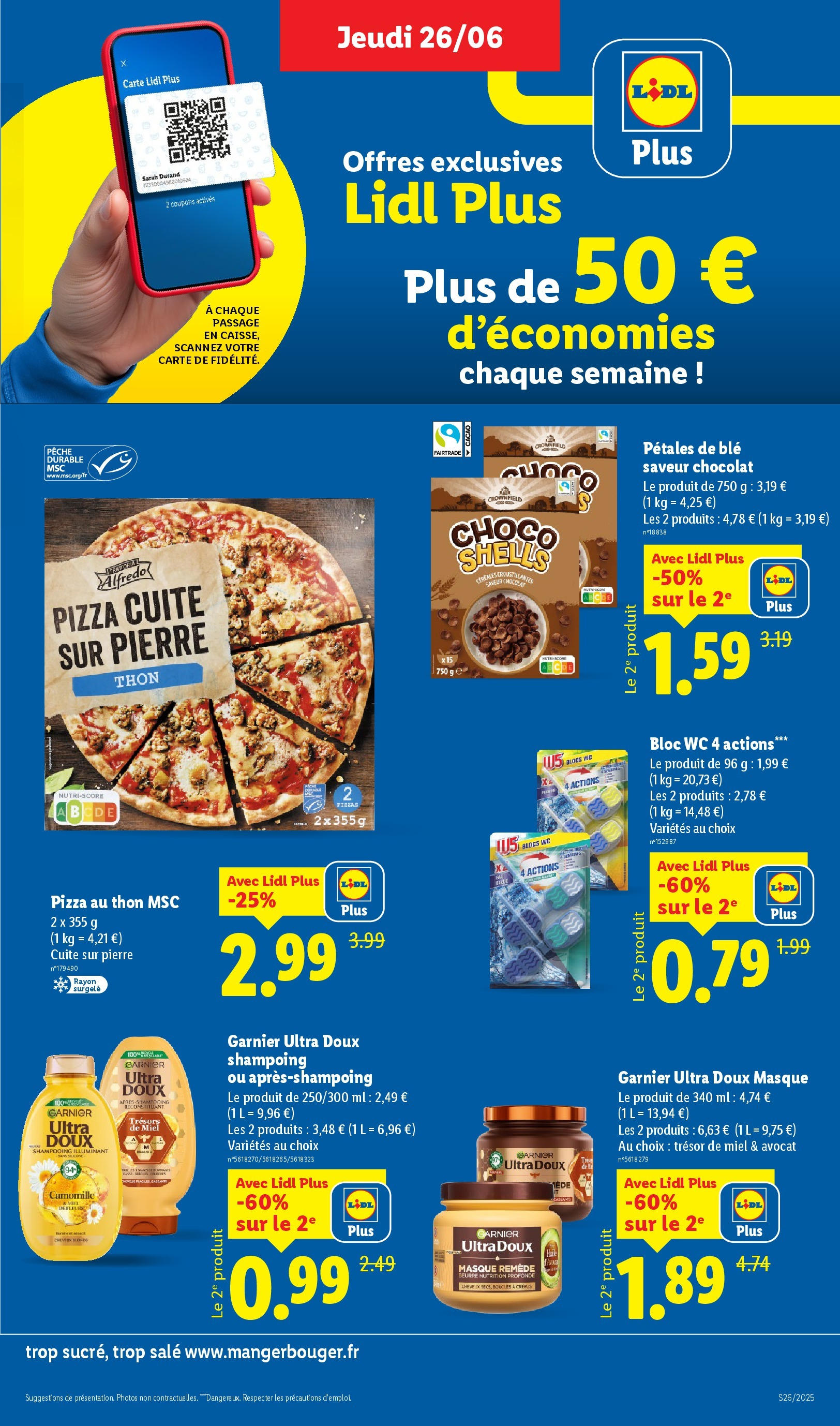 Catalogue LIDL du 26/06/2025 | Promo prospectus en ligne | Page: 7 | Produits: Avocat, Shampooing, Chocolat, Après-shampoing Catalogue LIDL du 26/06/2025 | Promo prospectus en ligne | Page: 7 | Produits: Avocat, Shampooing, Chocolat, Après-shampoing