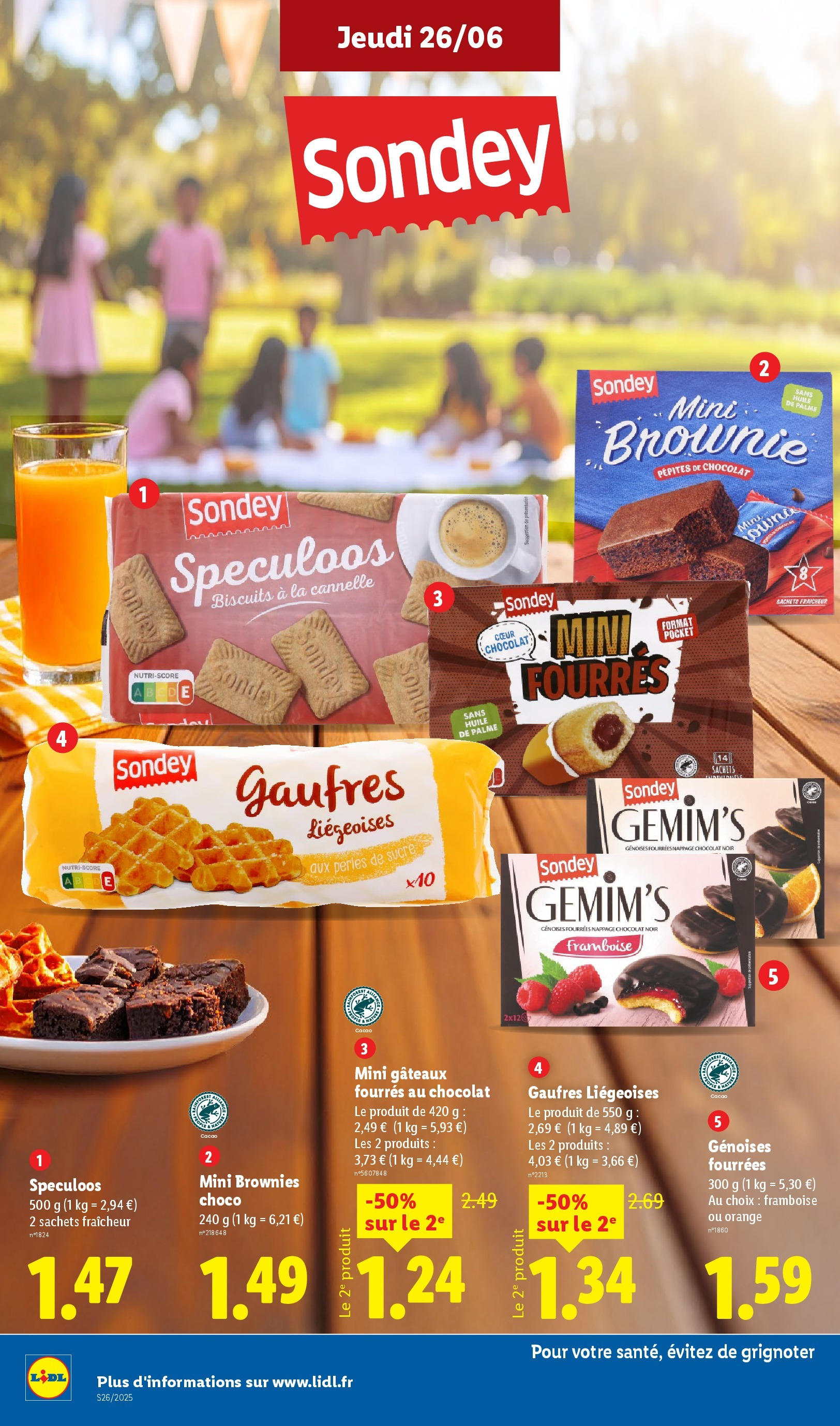 Catalogue LIDL du 26/06/2025 | Promo prospectus en ligne | Page: 8 | Produits: Orange, Gâteaux fourrés au chocolat, Huile, Chocolat Catalogue LIDL du 26/06/2025 | Promo prospectus en ligne | Page: 8 | Produits: Orange, Gâteaux fourrés au chocolat, Huile, Chocolat