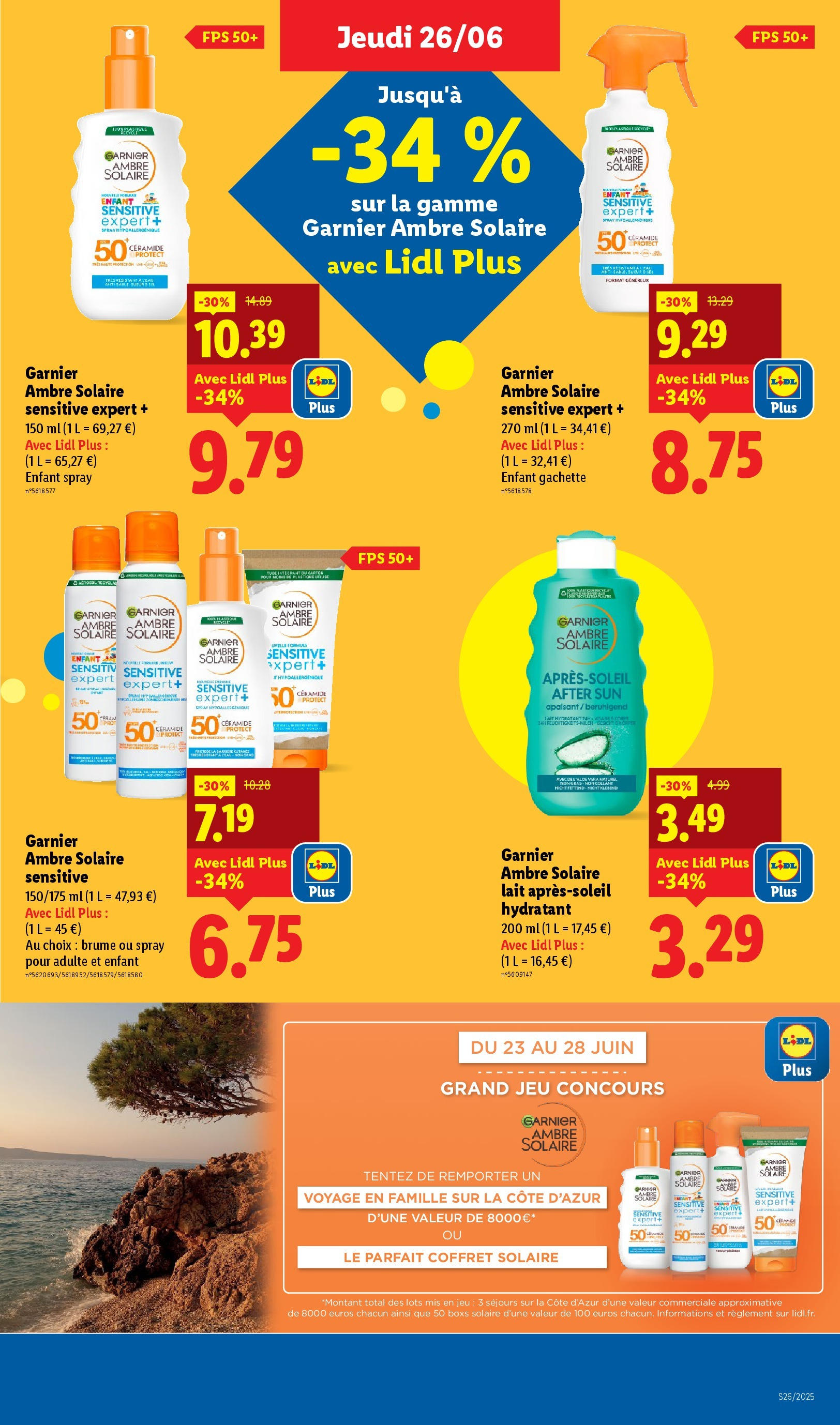 Catalogue LIDL du 26/06/2025 | Promo prospectus en ligne | Page: 19 | Produits: Lait Catalogue LIDL du 26/06/2025 | Promo prospectus en ligne | Page: 19 | Produits: Lait