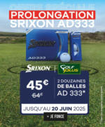 Golf Plus Balles Srixon - au 20.06.2025