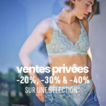 Ventes Privées jusqu'à -40%
