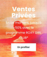 Roxy Ventes Privées jusqu'à -50% - au 06.07.2025