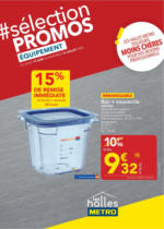 Metro Metro Sélection PROMOS Equipement - au 16.07.2025