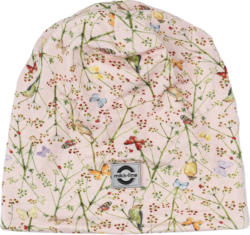 Mikk-Line Mütze mit Schmetterling-Muster, beige, Gr. 122/128