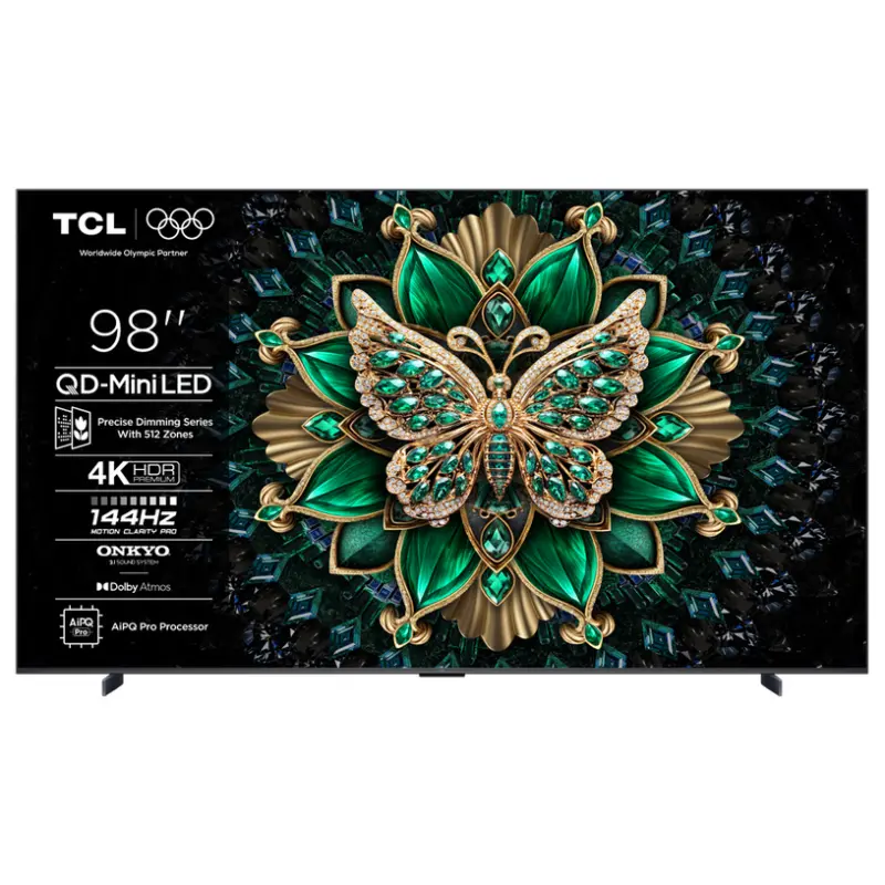 Телевизор TCL 98MQLED75K 4K Ultra HD MINI LED SMART TV, GOOGLE TV, 98.0 ", 248.0 см