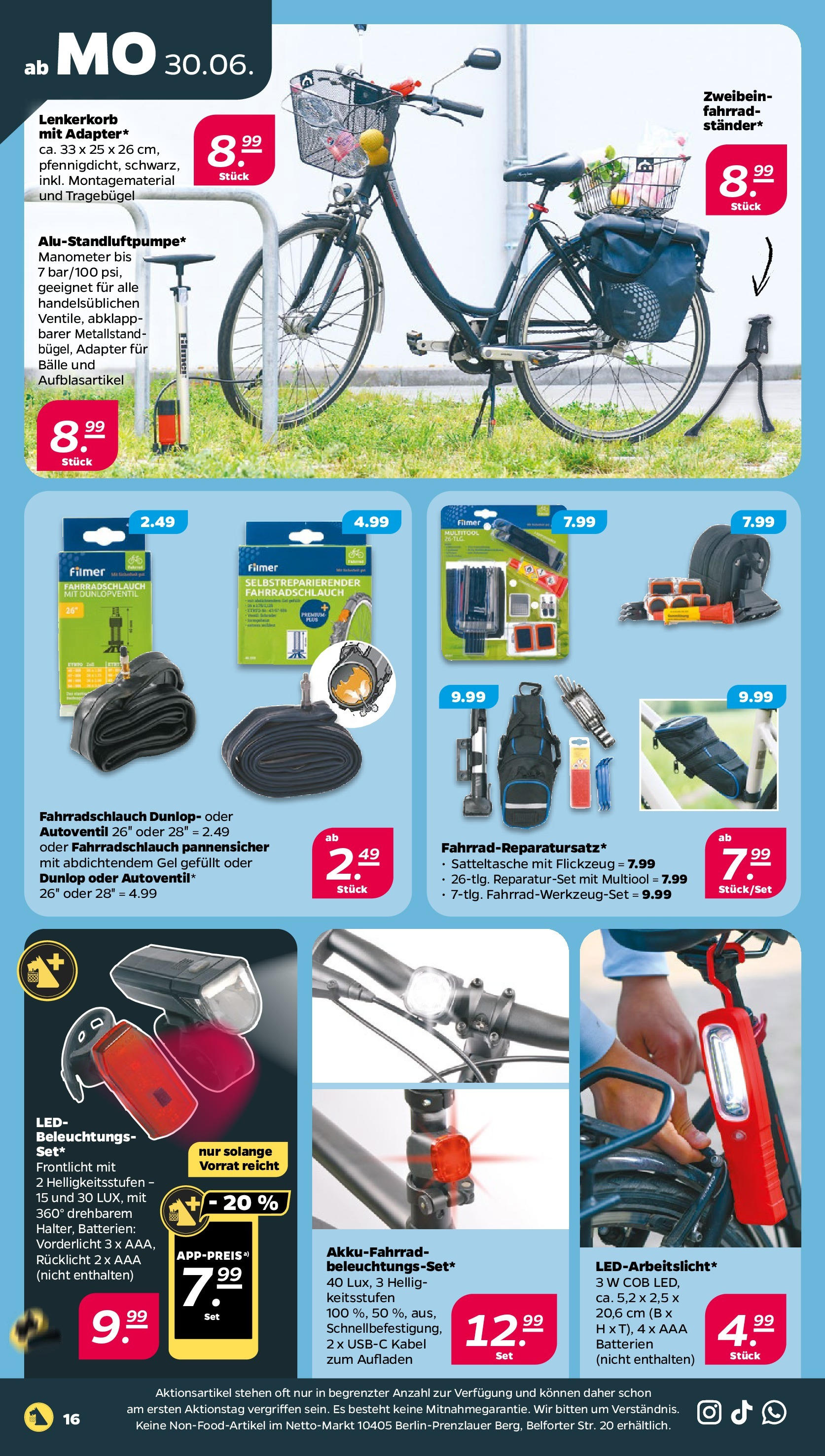 Netto - Netto APS : Wochenangebote ab 30.06.2025 → Angebote nächste Woche | Seite: 16 | Produkte: Kabel, Adapter, Manometer, Batterien
