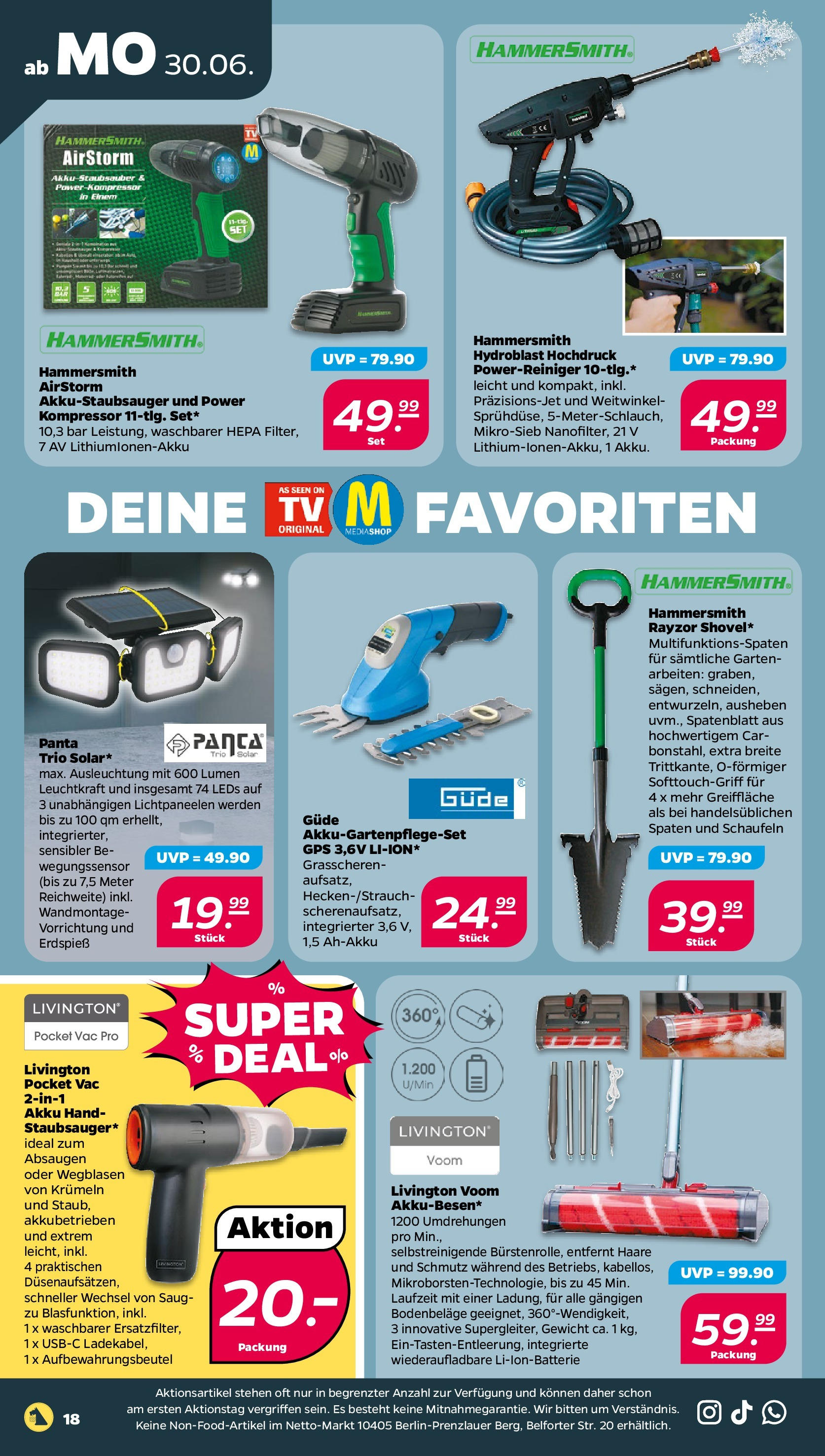 Netto - Netto APS : Wochenangebote ab 30.06.2025 → Angebote nächste Woche | Seite: 18 | Produkte: Gewicht, Ladekabel