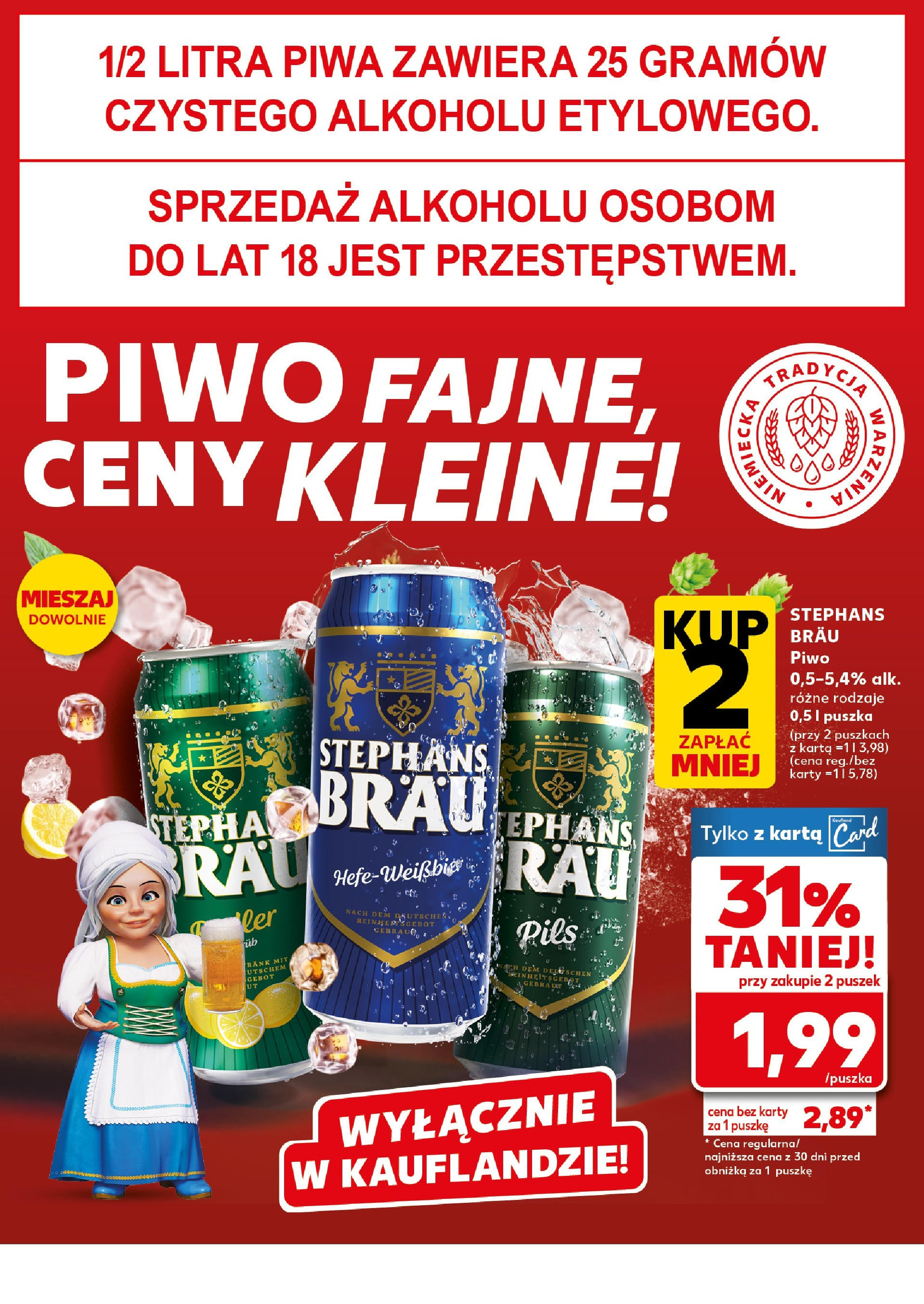 Kaufland gazetka - Super Sobota od 20.06.2025 - od jutra PDF | Strona: 4 | Produkty: Karta, Piwo
