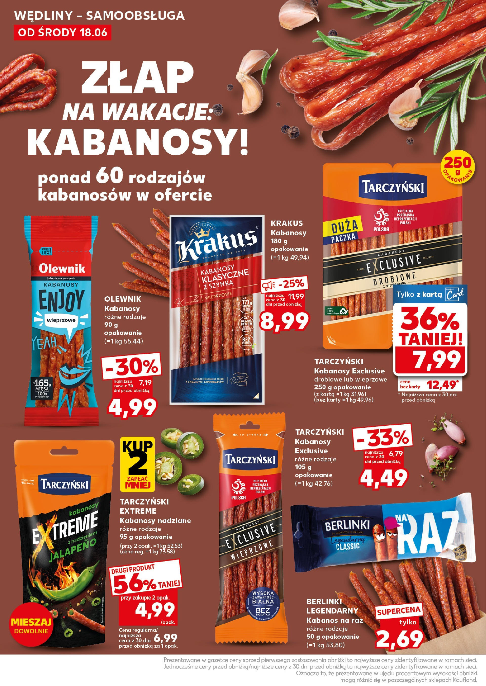 Kaufland gazetka - Super Sobota od 20.06.2025 - od jutra PDF | Strona: 12 | Produkty: Karta, Szynka, Wędliny, Wieprzowina