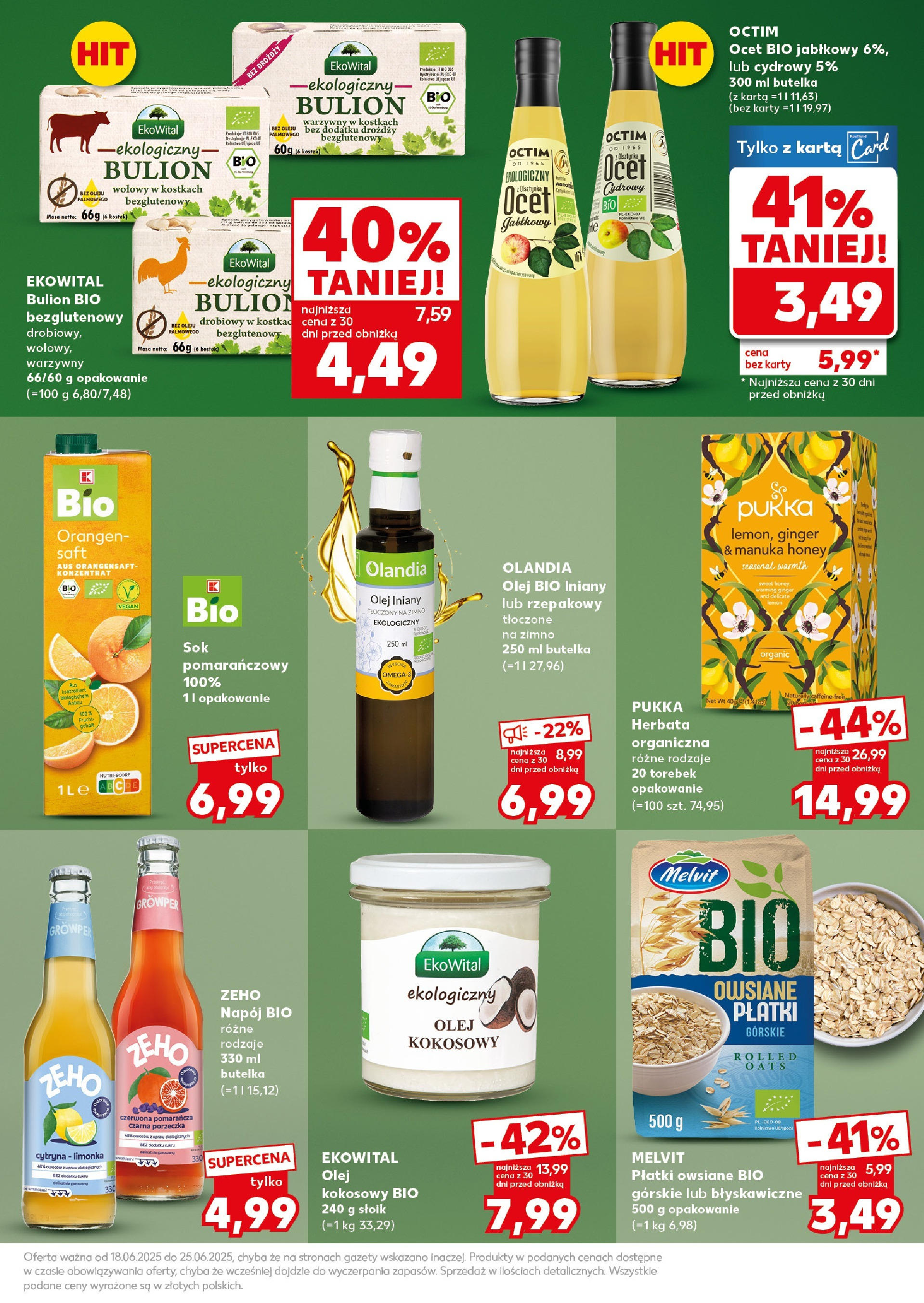 Kaufland gazetka - Super Sobota od 20.06.2025 - od jutra PDF | Strona: 17 | Produkty: Cytryna, Sok pomarańczowy, Olej kokosowy, Płatki