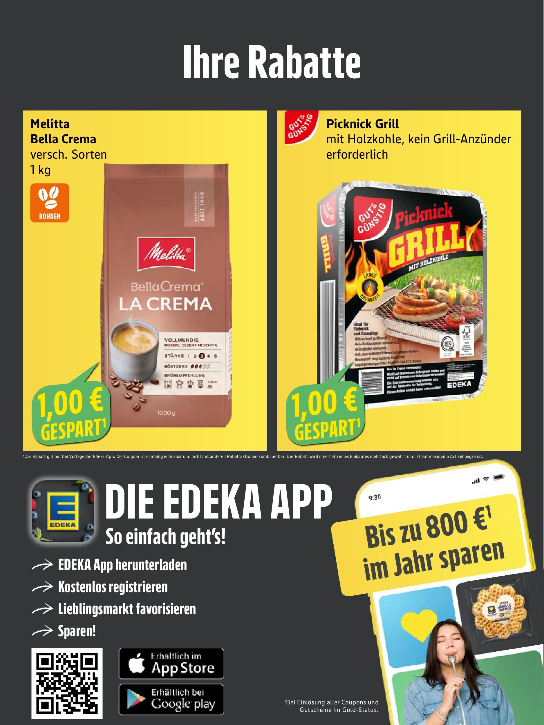 Edeka prospekt Neu Wulmstorf	 (ab 22.06.2025) » Angebote Online | Seite: 6 | Produkte: Melitta, Grill