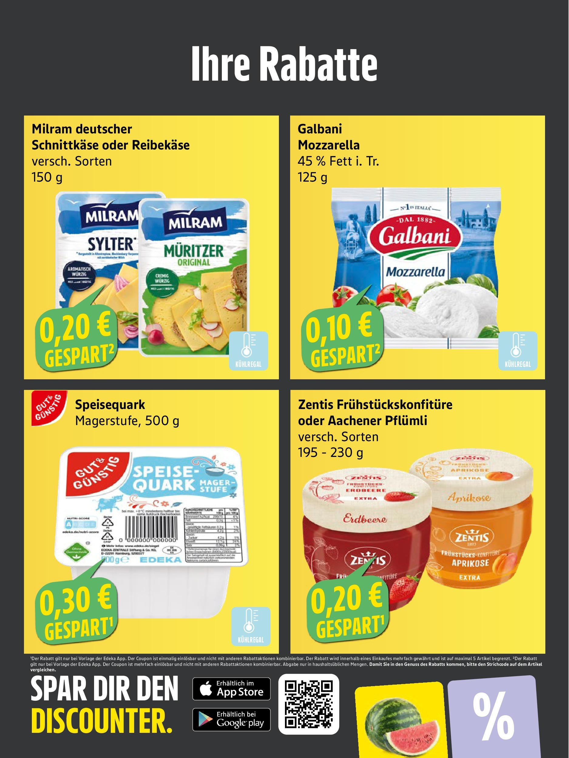 Edeka prospekt Neu Wulmstorf	 (ab 22.06.2025) » Angebote Online | Seite: 3 | Produkte: Quark, Mozzarella, Milram, Reibekase
