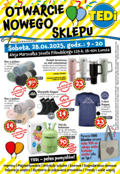 Pogląd oferty "TEDi Gazetka - Łomża" - ważna od 28.06.2025