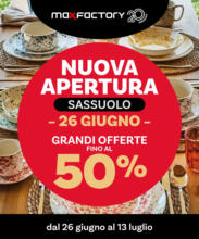 Nuova apertura Sassuolo