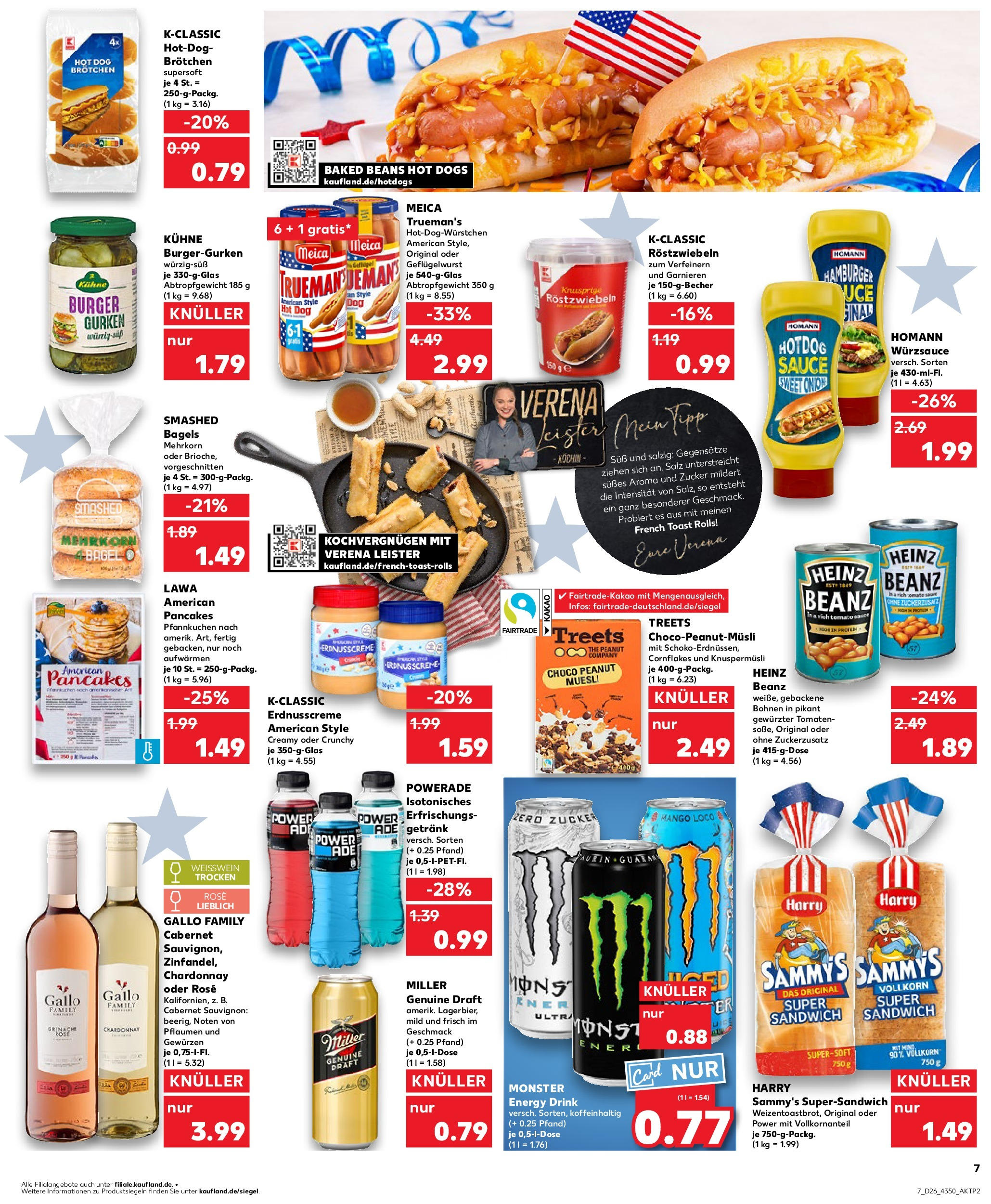 Prospekt Kaufland ab 25.06.2025 » Angebote Online zum Blättern | Seite: 7 | Produkte: Pflaumen, Energy, Tomaten, Powerade
