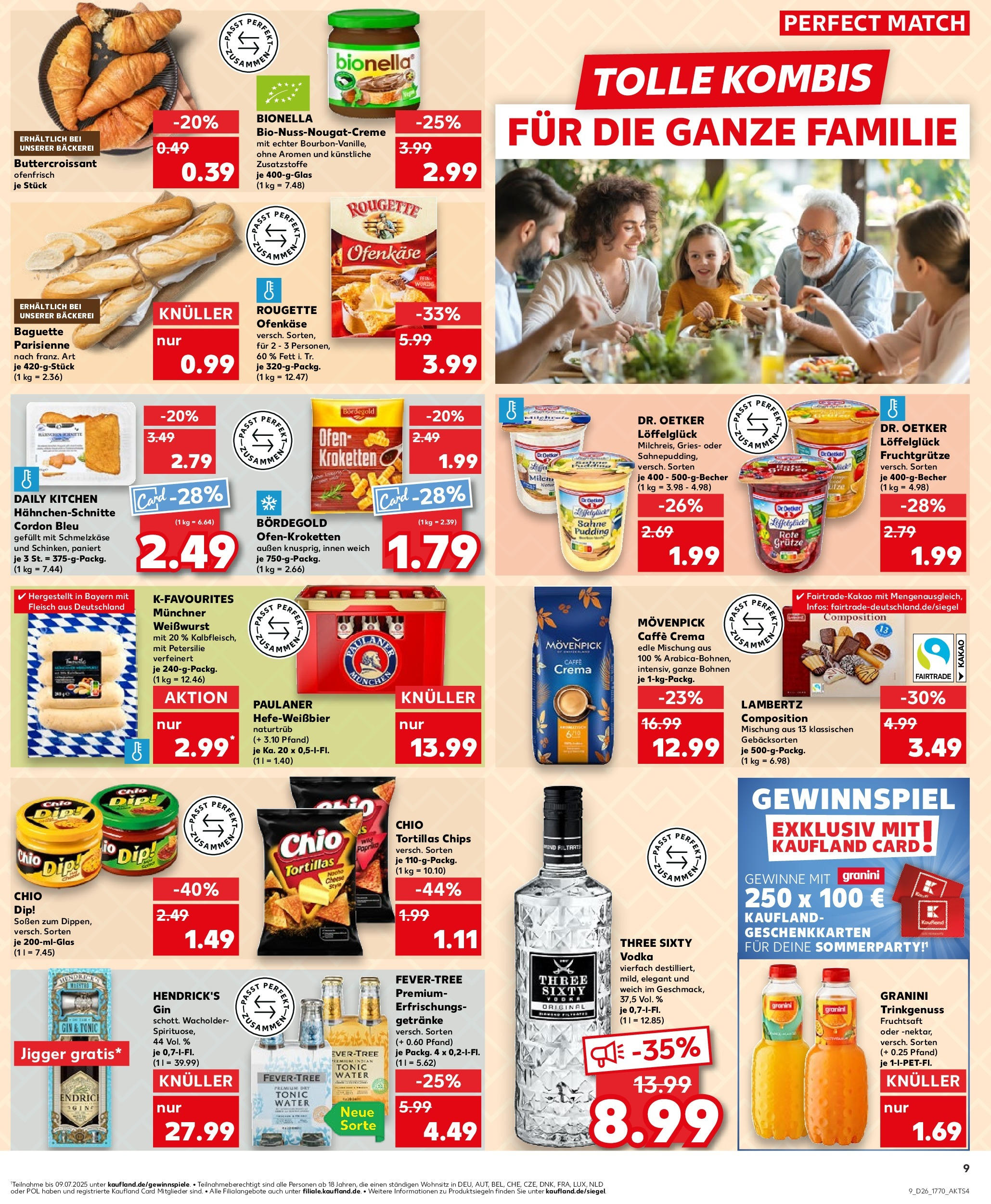 Prospekt Kaufland ab 25.06.2025 » Angebote Online zum Blättern | Seite: 17 | Produkte: Weißwurst, Petersilie, Gin, Fruchtsaft