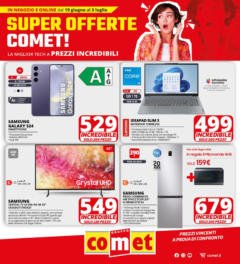 Anteprima del volantino Comet - Super Offerte valido a partire dal 18.06.2025