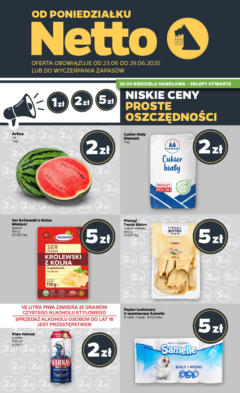 Pogląd oferty "Netto gazetka - Spożywcza" - ważna od 23.06.2025