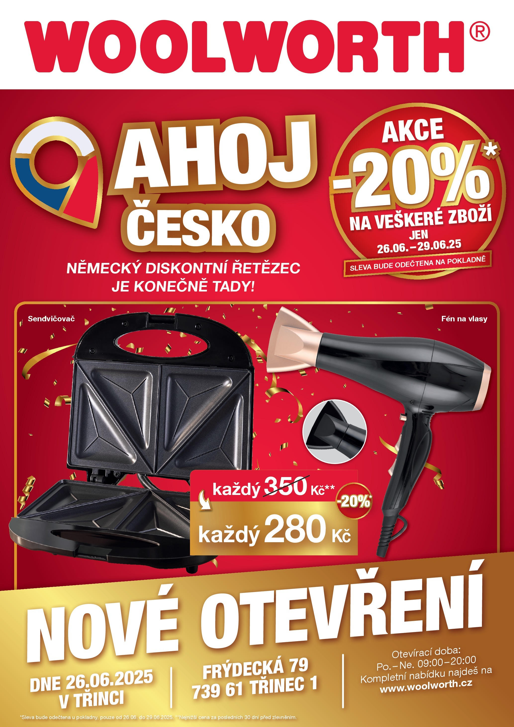 Woolworth Leták - Třinec (26.06.2025 - 29.06.2025) Náhled nabídky: Woolworth Leták - Třinec platný od 26.06.2025