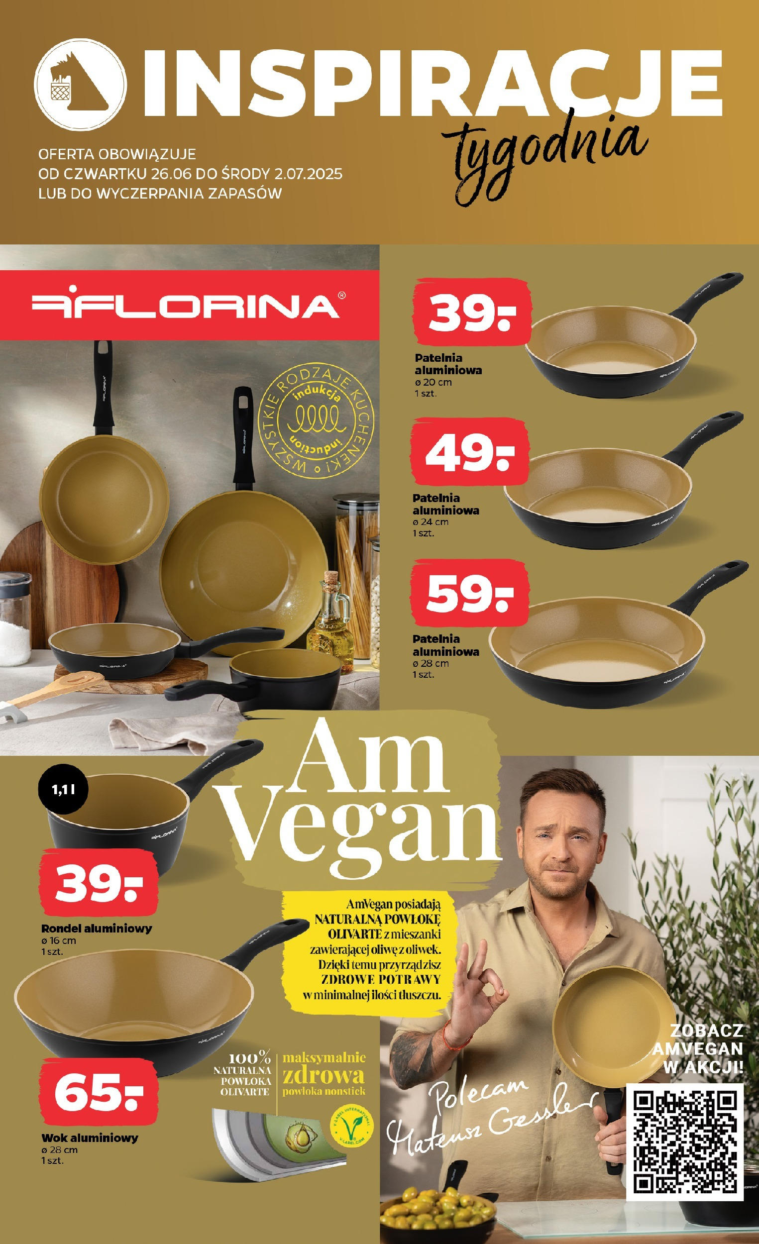 Netto gazetka - Spożywcza od 26.06.2025 - Aktualne promocje | Strona: 20 | Produkty: Patelnia