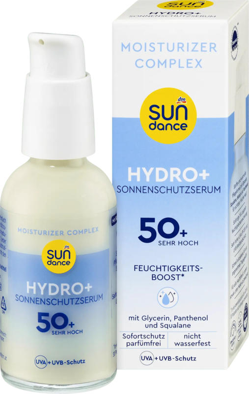 SUNDANCE Sonnenfluid Serum Gesicht, Hydro+, LSF 50+