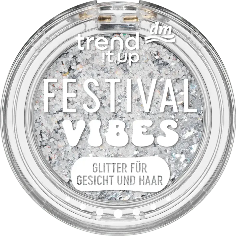 trend !t up Glitter Topper Festival Vibes 010 Silber