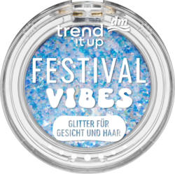 trend !t up Glitter Topper Festival Vibes 020 blau