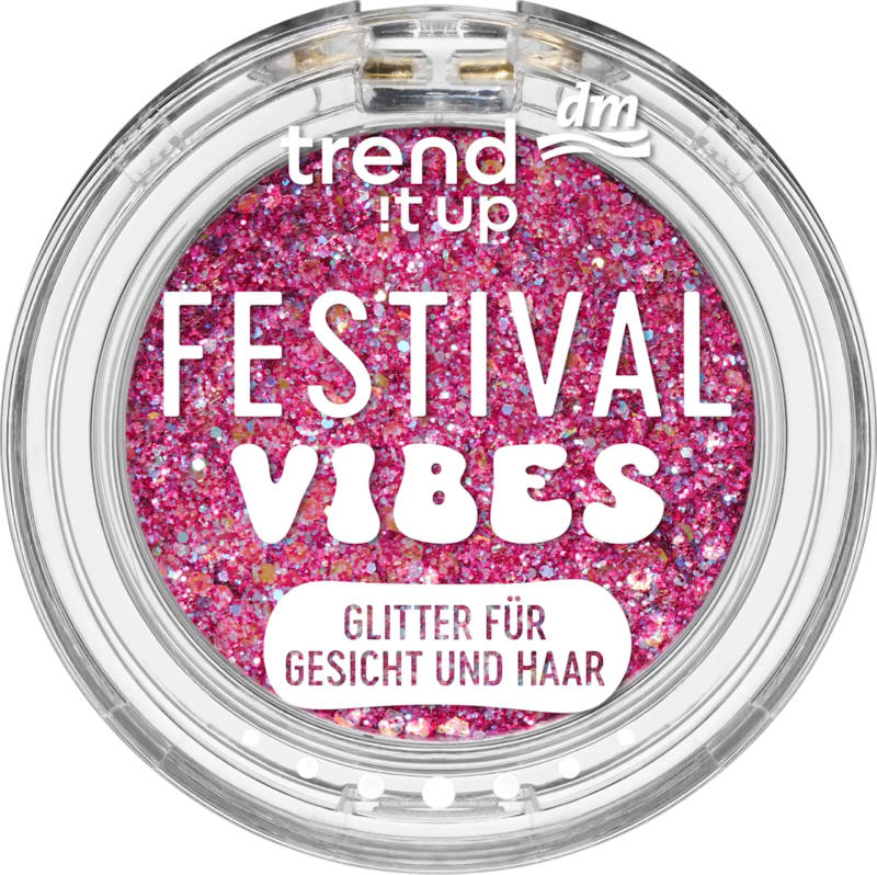 trend !t up Glitter Topper Festival Vibes 040 rosa