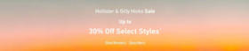 30% off select styles