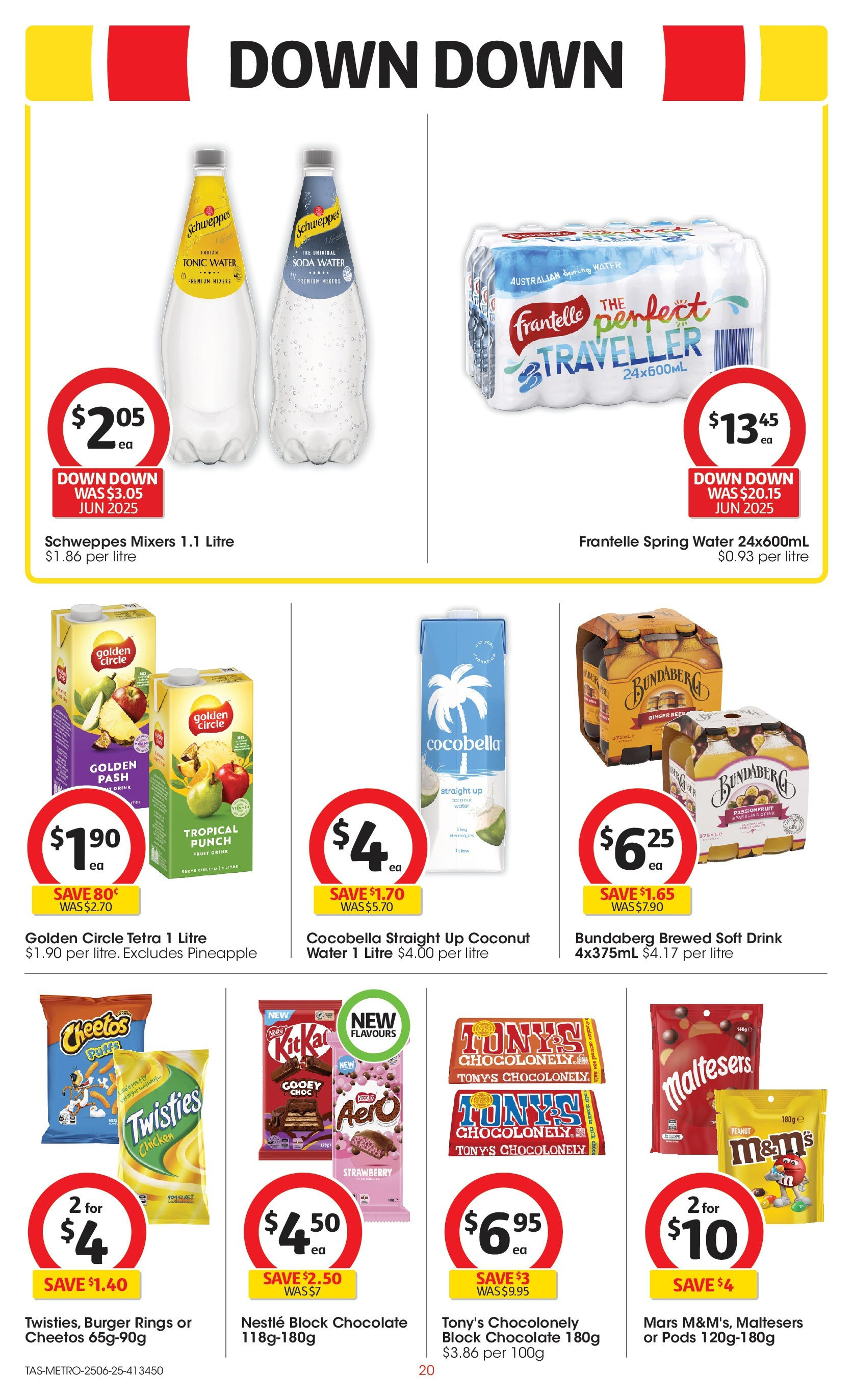 ﻿﻿Coles catalogue valid from 24/06/2025 > Online Australia | Page: 20 | Products: Chocolate, Beer, Chicken, Passionfruit