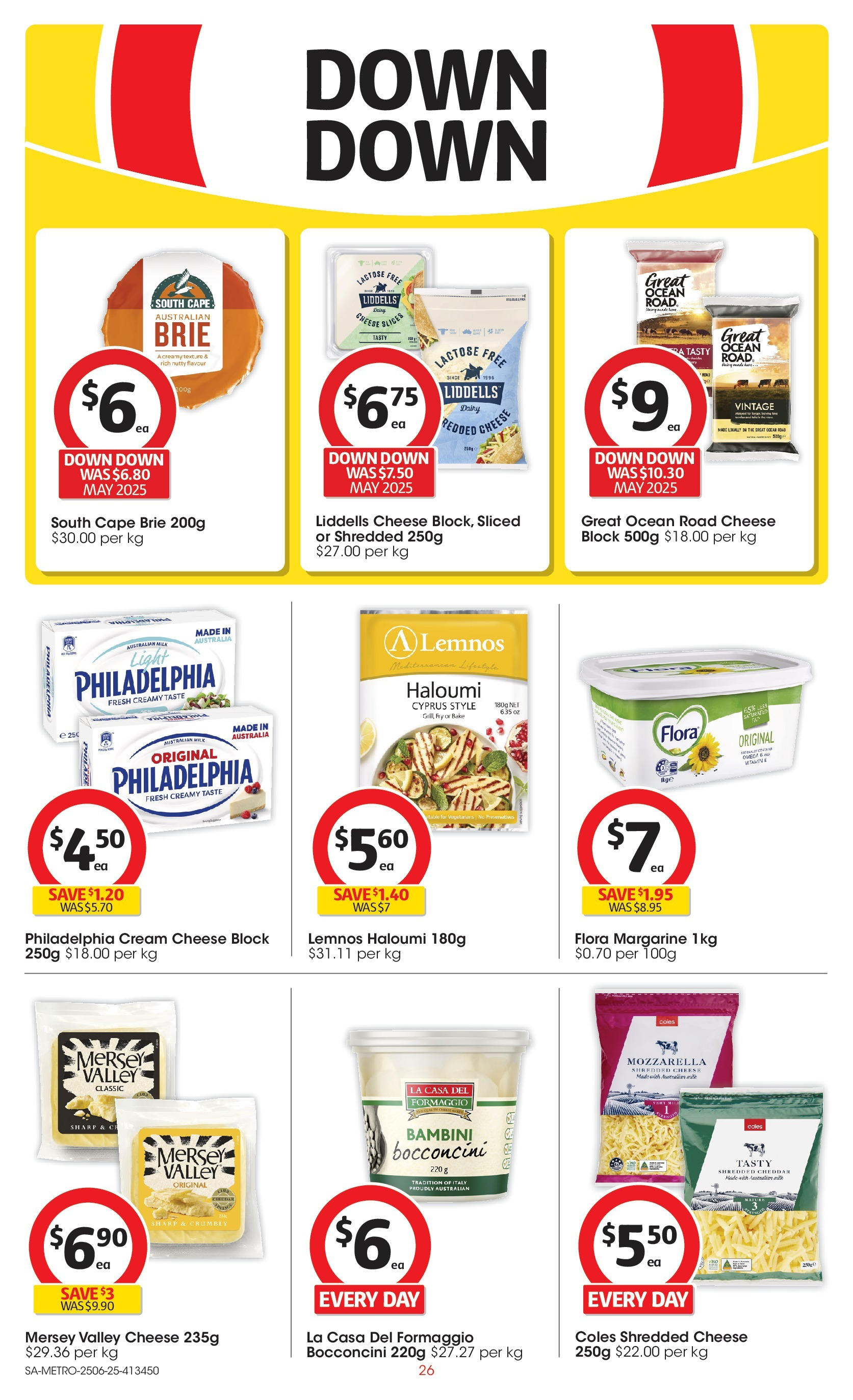 ﻿﻿Coles catalogue valid from 25/06/2025 > Online Australia | Page: 26 | Products: Fromage raclette Richemont, Cheese, Eau minerale naturelle Wattwiller, Imprimante multifonctions hp