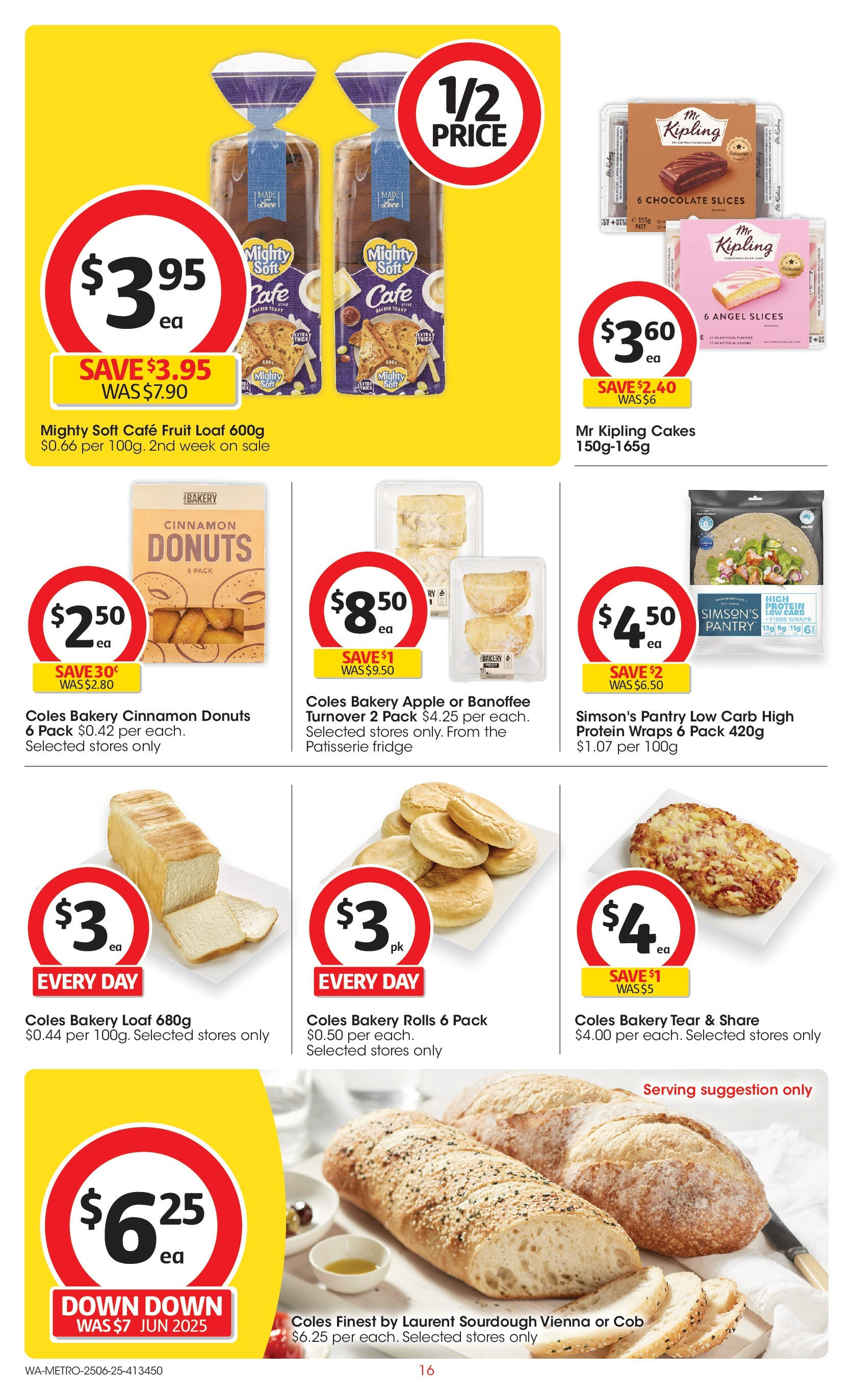 ﻿﻿Coles catalogue valid from 25/06/2025 > Online Australia | Page: 16 | Products: Barbecue charbon, Donuts, Dosettes de café tassimo, Fridge