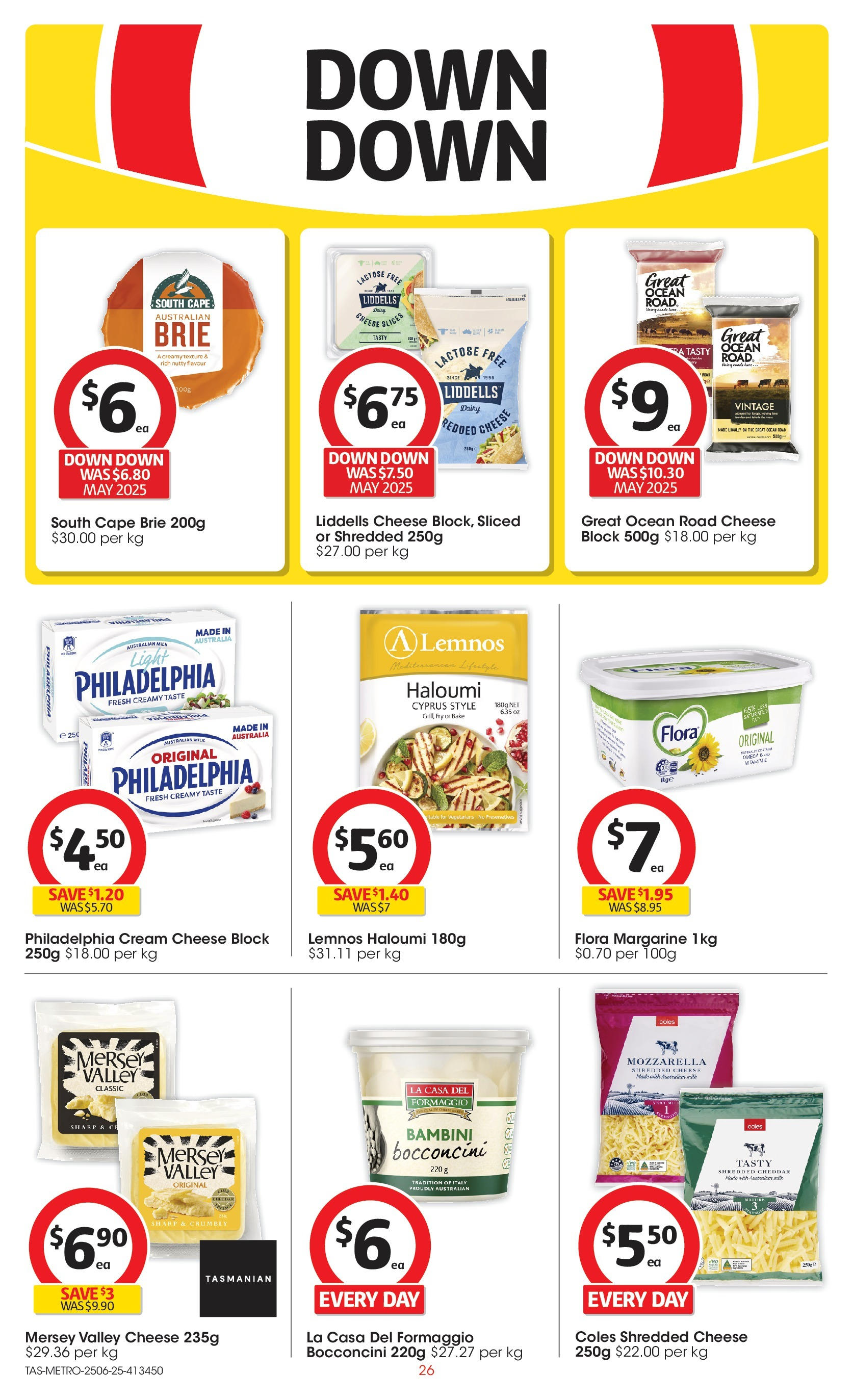 ﻿﻿Coles catalogue valid from 24/06/2025 > Online Australia | Page: 26 | Products: Fromage raclette Richemont, Light, Dairy, Eau minerale naturelle Wattwiller