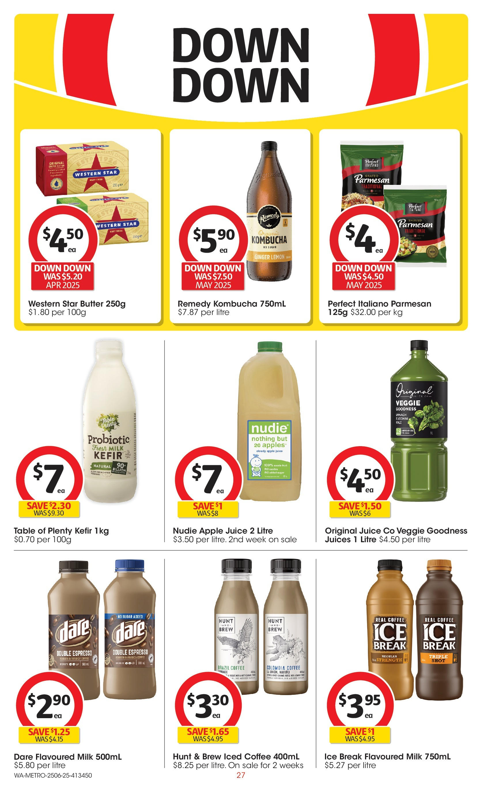 ﻿﻿Coles catalogue valid from 25/06/2025 > Online Australia | Page: 27 | Products: Table, Butter, Spinach, Sugar