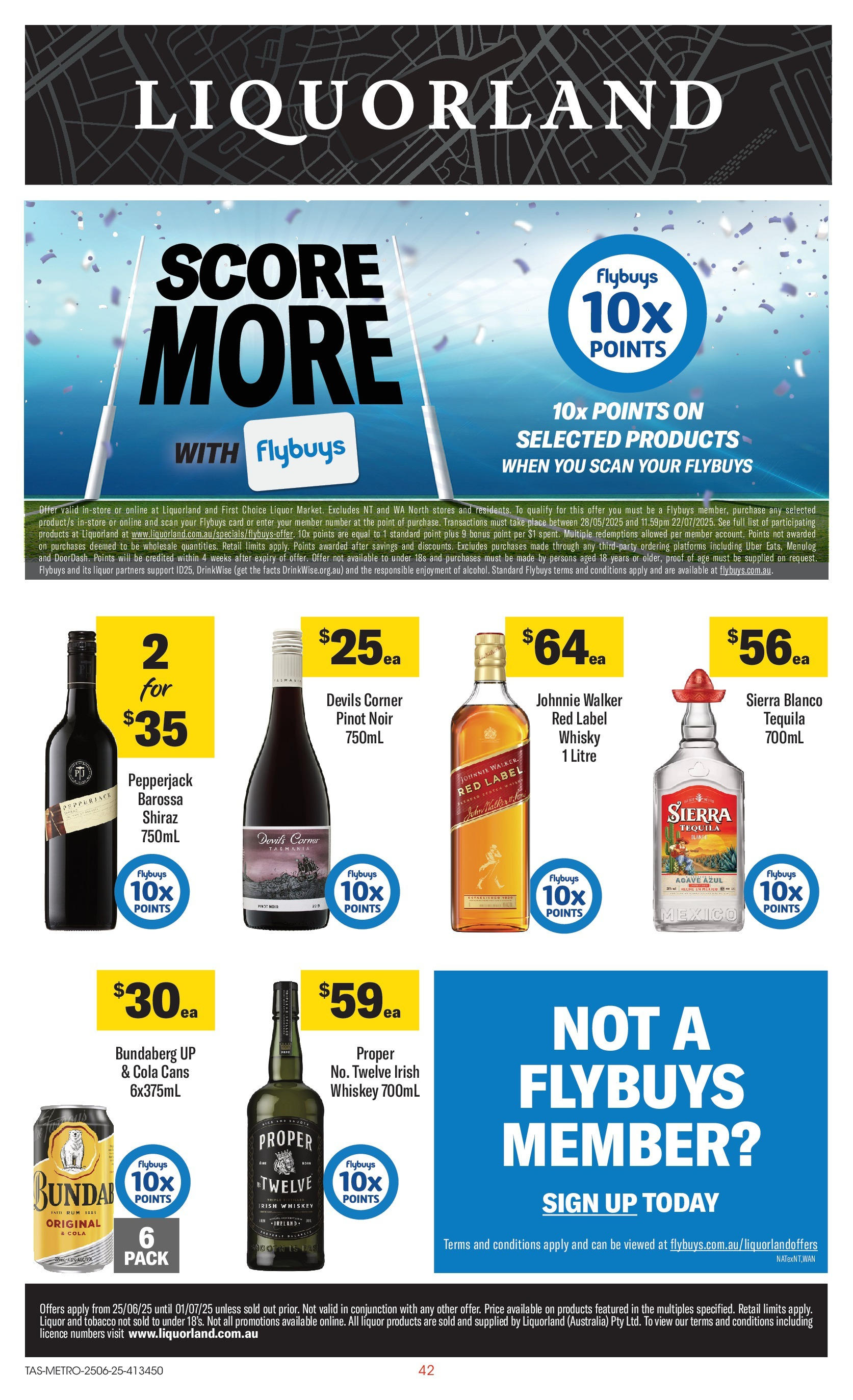 ﻿﻿Coles catalogue valid from 24/06/2025 > Online Australia | Page: 42 | Products: MÉO café, Whiskey, Rum, Capsules de Café Royal