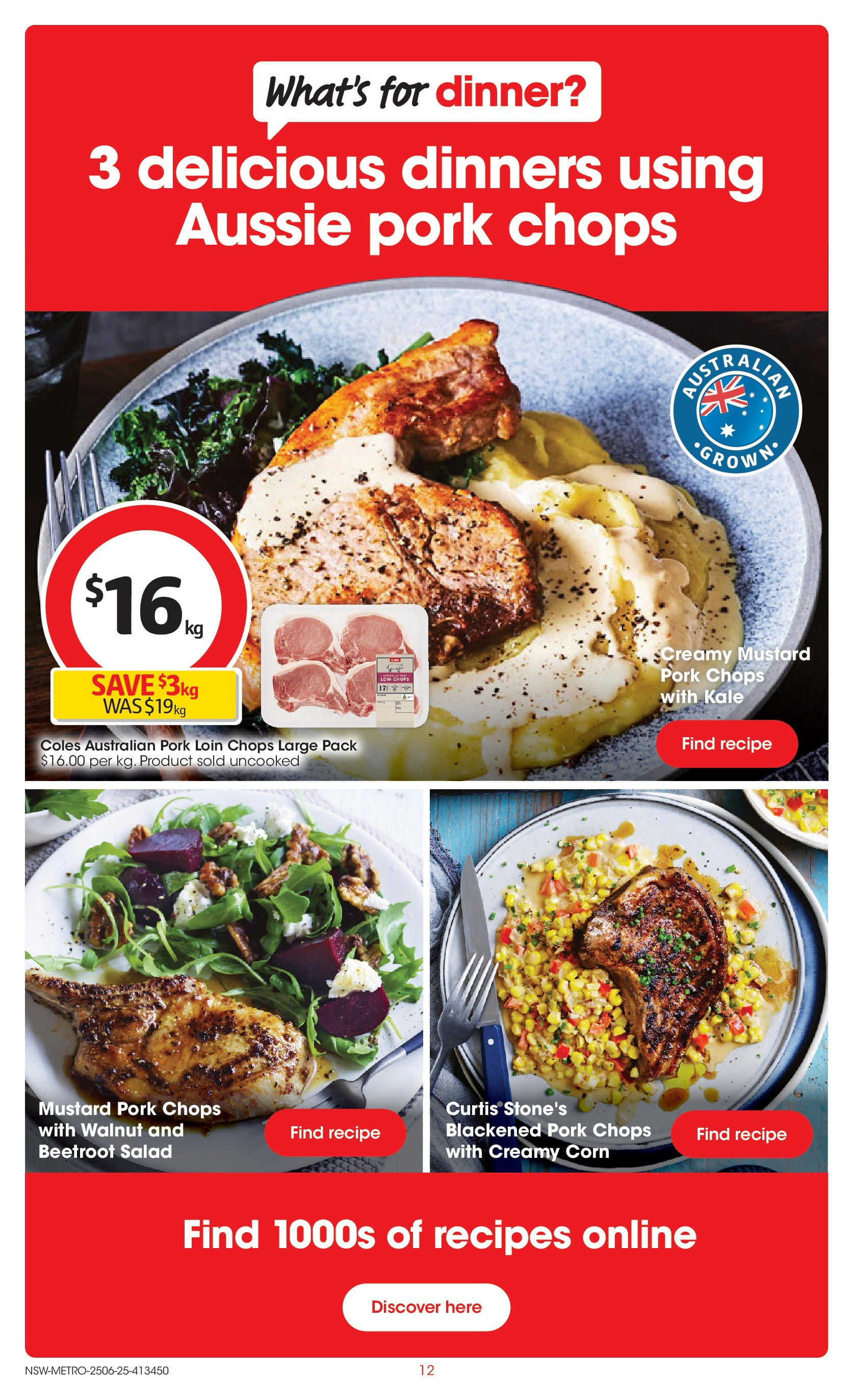 ﻿﻿Coles catalogue valid from 25/06/2025 > Online Australia | Page: 12 | Products: Composteur de cuisine, Kale, Pork, Salad