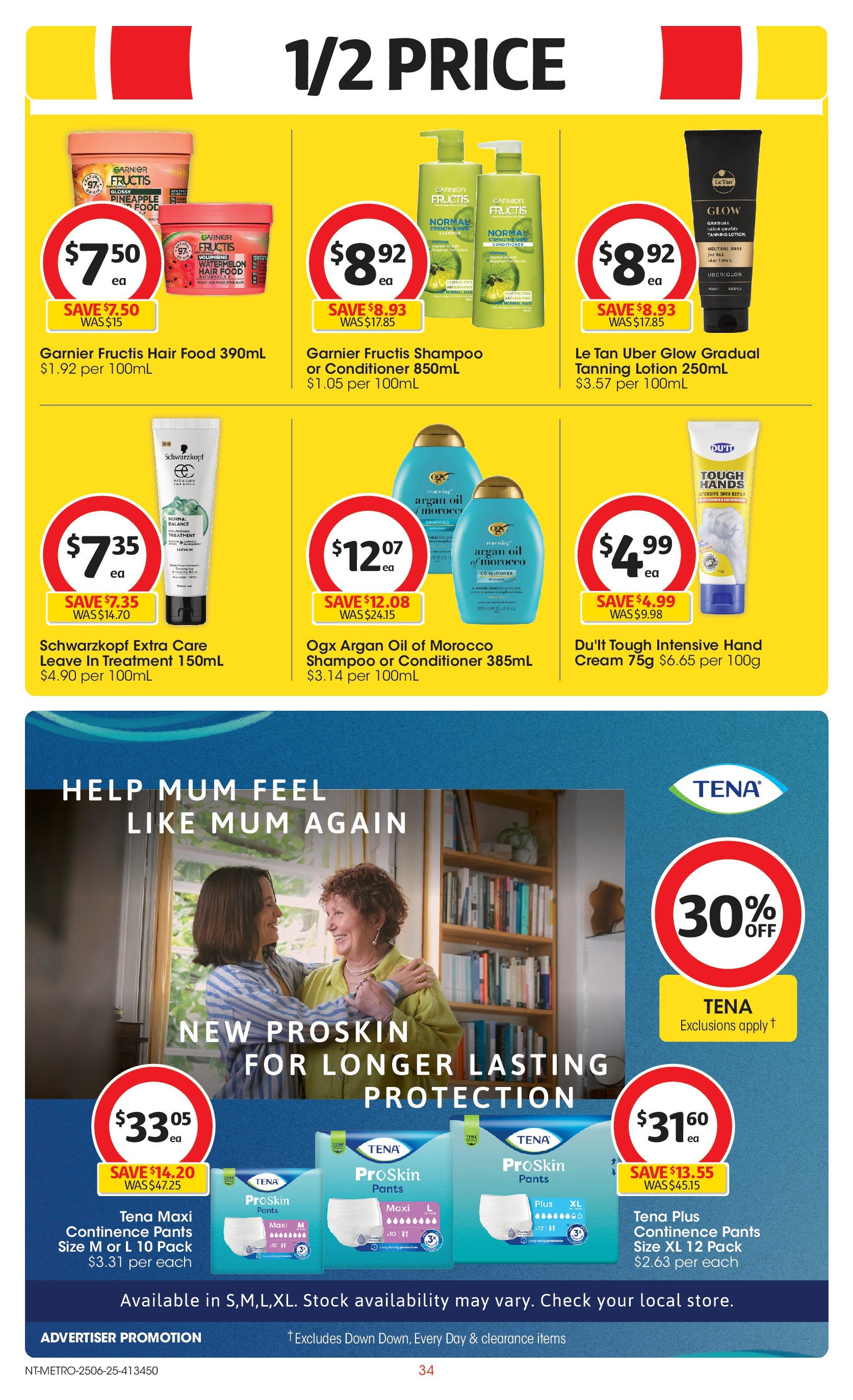 ﻿﻿Coles catalogue valid from 25/06/2025 > Online Australia | Page: 34 | Products: Conditioner, Pineapple, Cream, Treatment