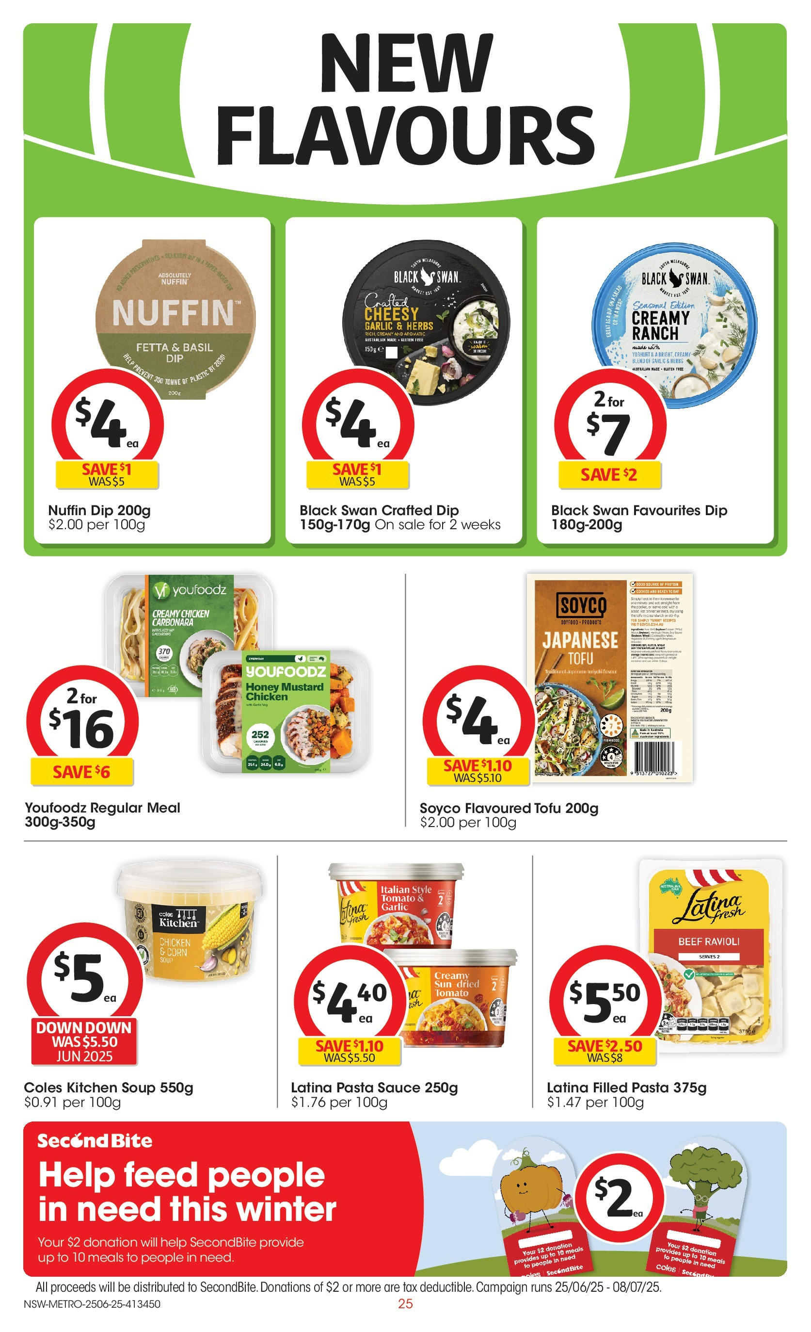 ﻿﻿Coles catalogue valid from 25/06/2025 > Online Australia | Page: 25 | Products: Yoghurt, Mustard, Sauce, Garlic