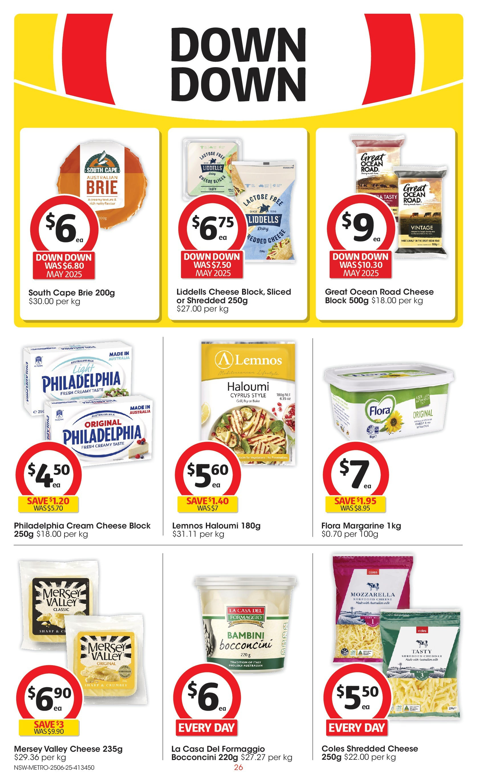 ﻿﻿Coles catalogue valid from 25/06/2025 > Online Australia | Page: 26 | Products: Light, Milk, Cheese, Imprimante multifonctions hp