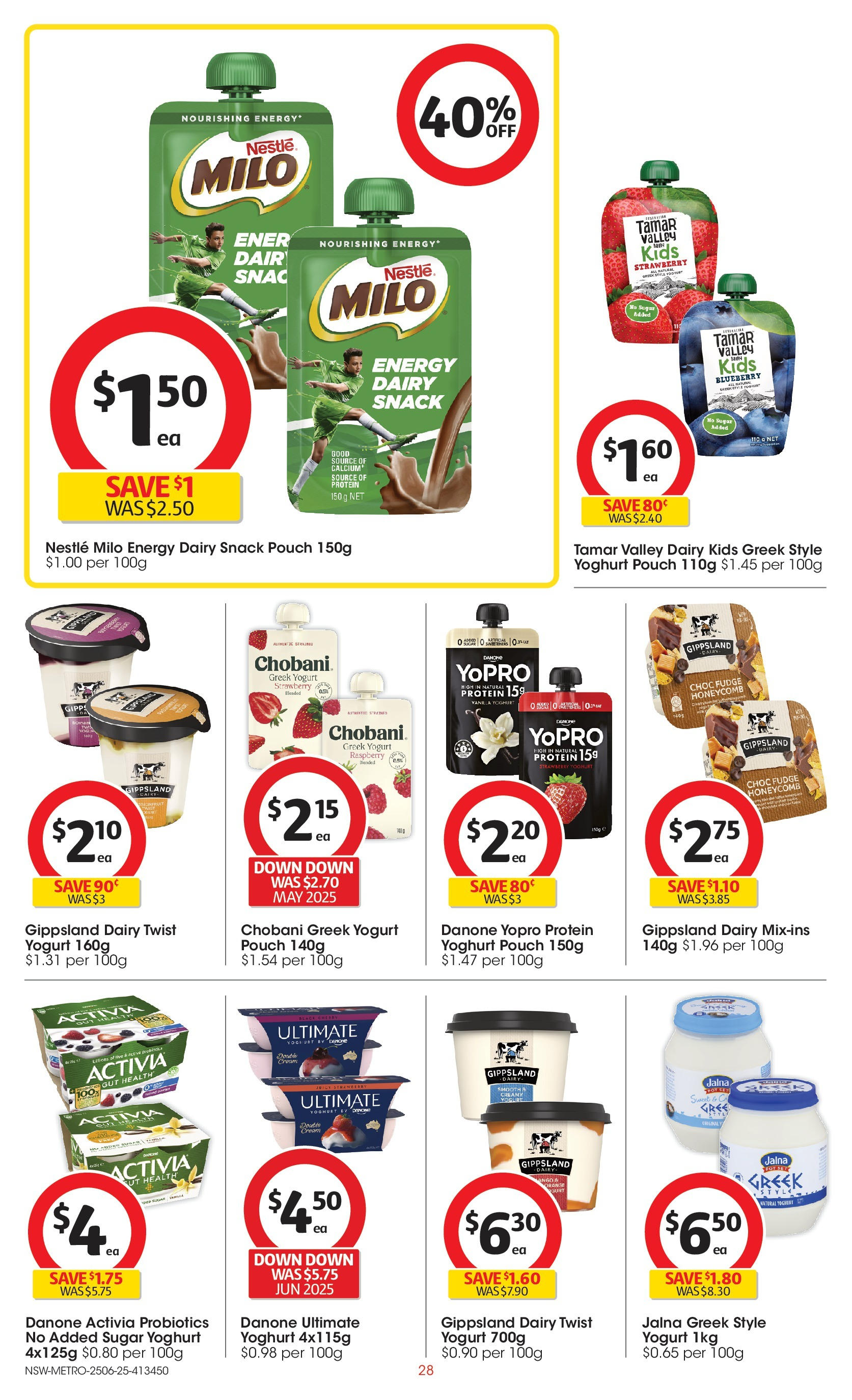 ﻿﻿Coles catalogue valid from 25/06/2025 > Online Australia | Page: 28 | Products: Compotée Bonne Maman, Cream, Sugar, Plante dinterieur