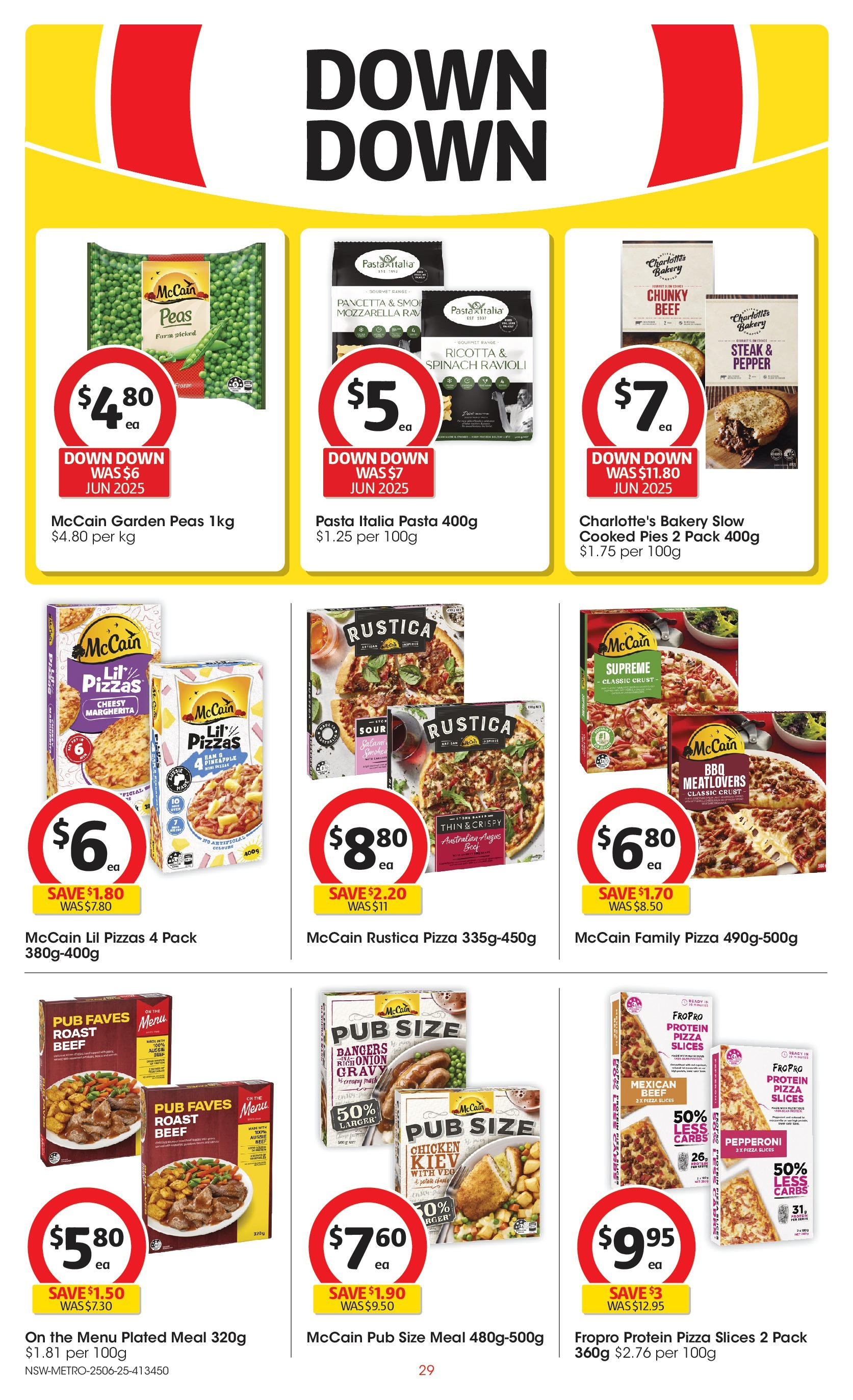 ﻿﻿Coles catalogue valid from 25/06/2025 > Online Australia | Page: 29 | Products: Chicken, Pasta, Spinach, Bakery