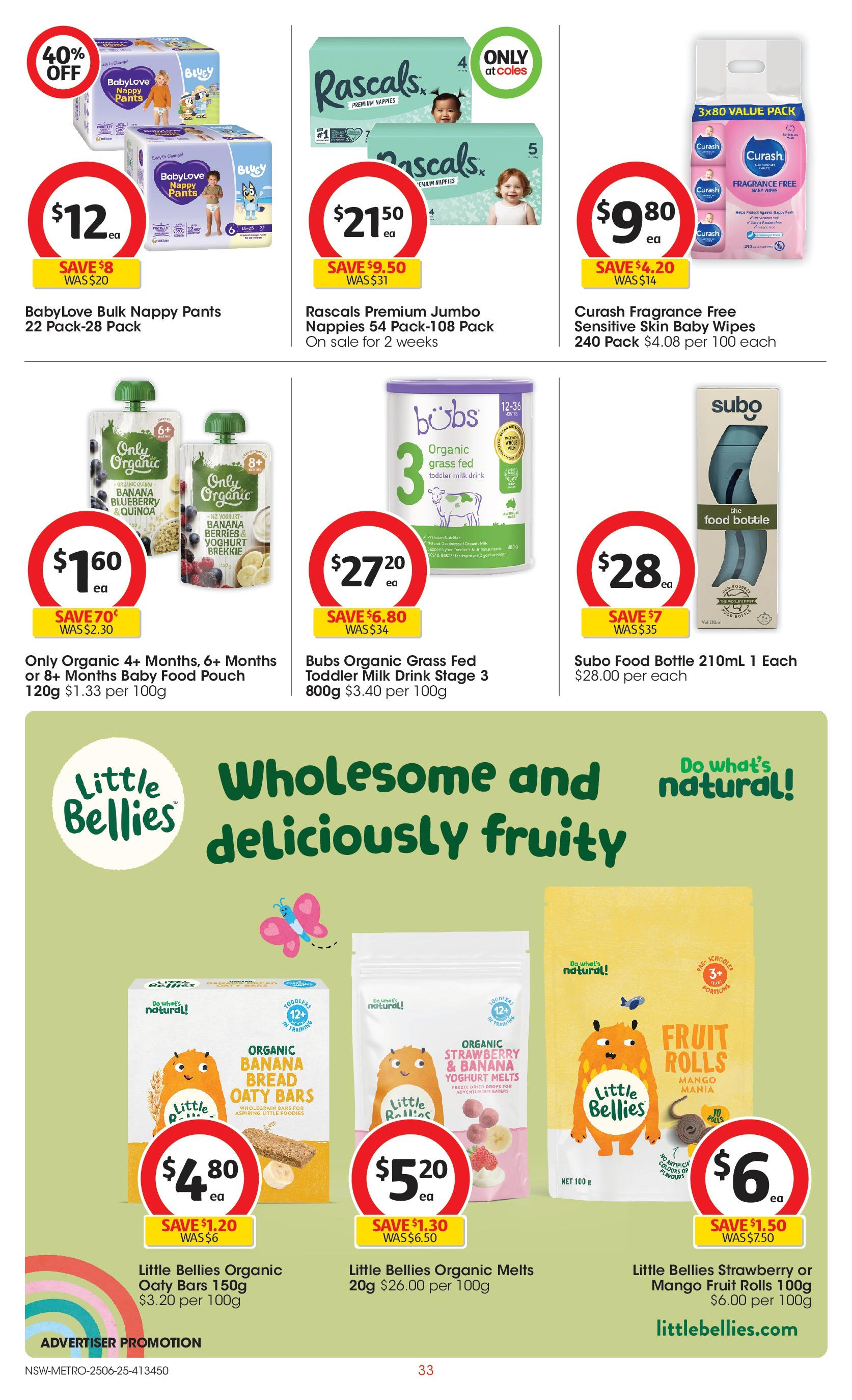 ﻿﻿Coles catalogue valid from 25/06/2025 > Online Australia | Page: 33 | Products: Fragrance, Yoghurt, Soap, Sensitive skin