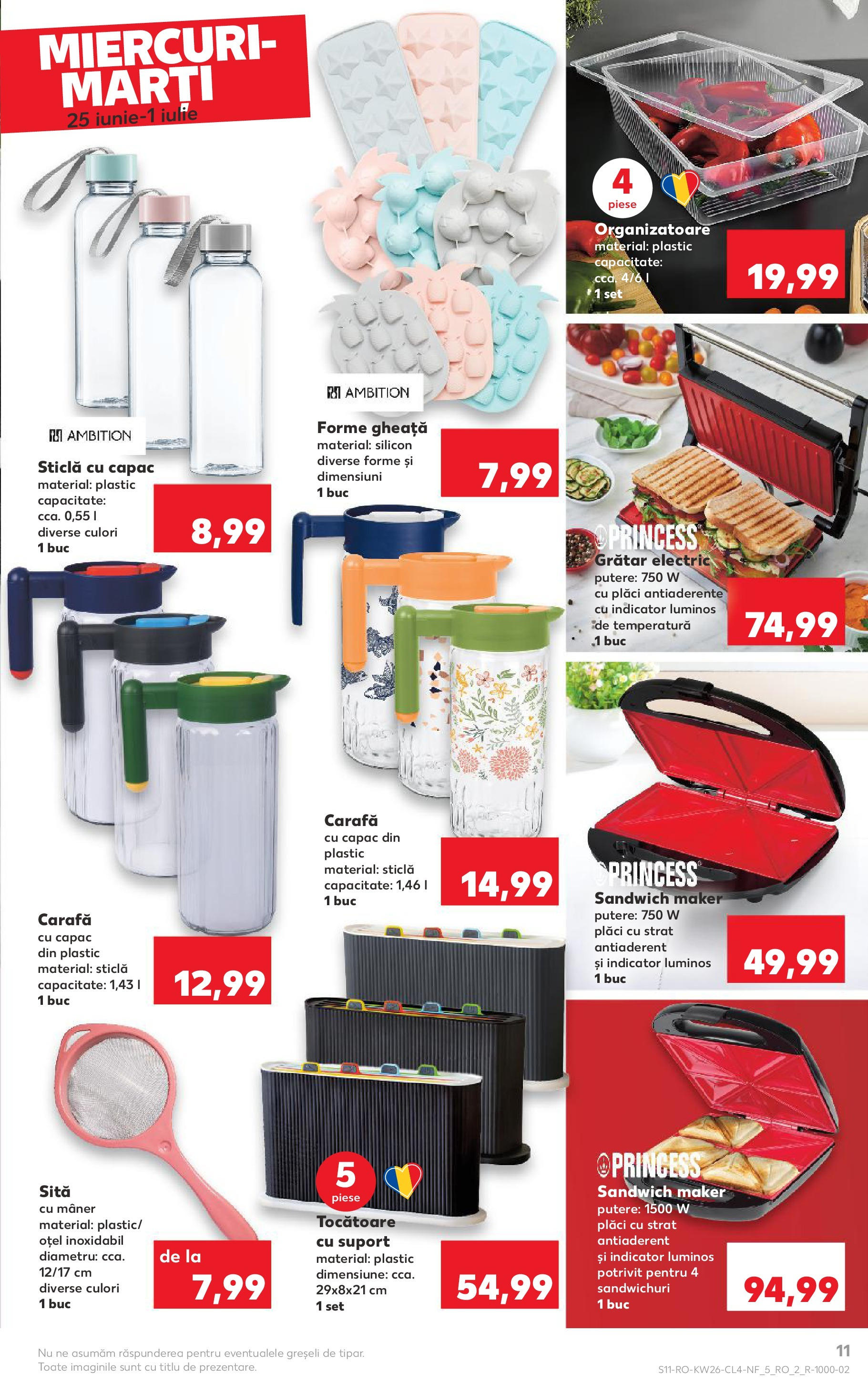 Catalog Kaufland - Nonfood 25.06.2025 - Revista si Oferta | Pagină: 11 | Produse: Sită, Grătar, Mâner, Su sebili