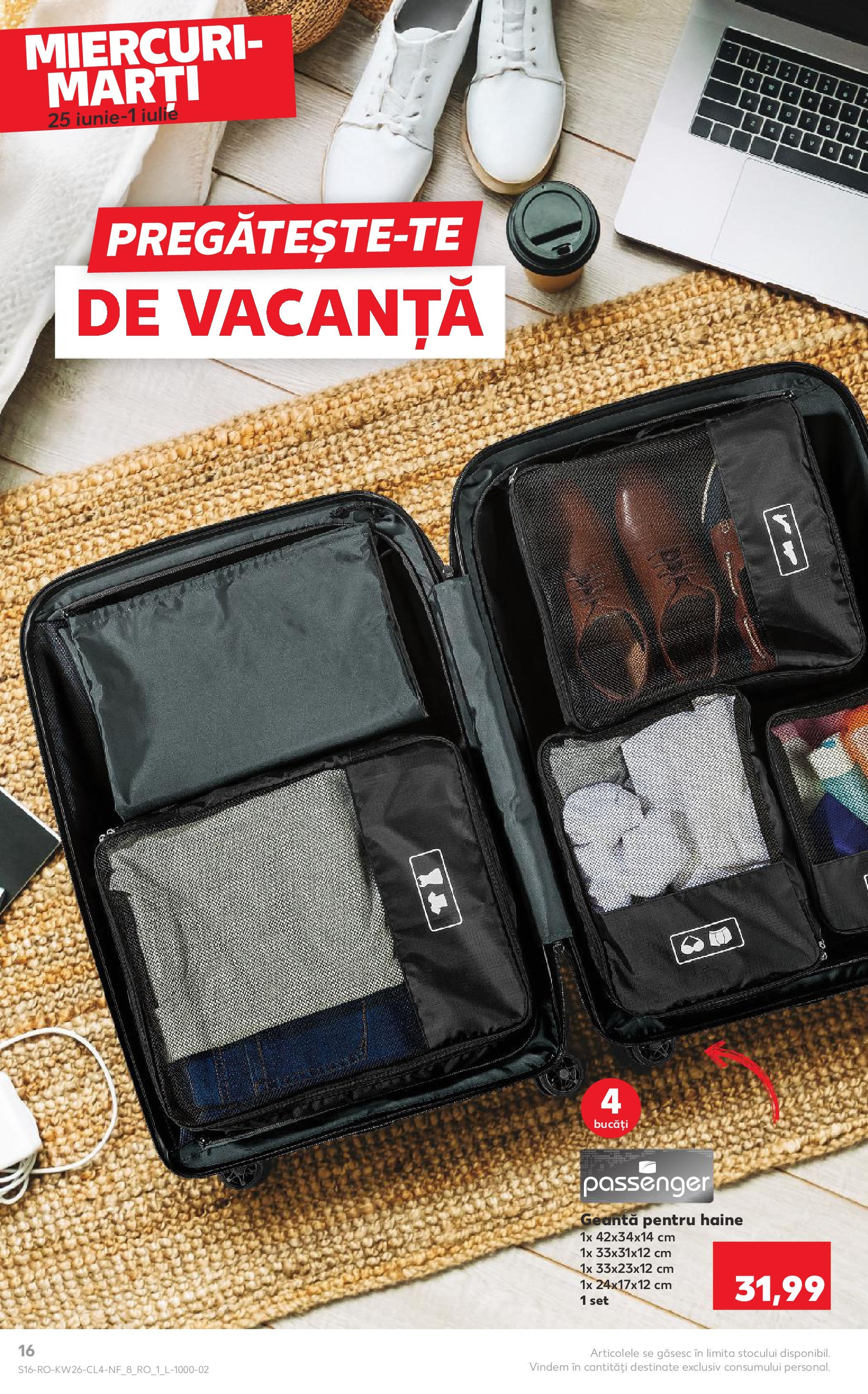 Catalog Kaufland - Nonfood 25.06.2025 - Revista si Oferta | Pagină: 16 | Produse: Geantă, Haine